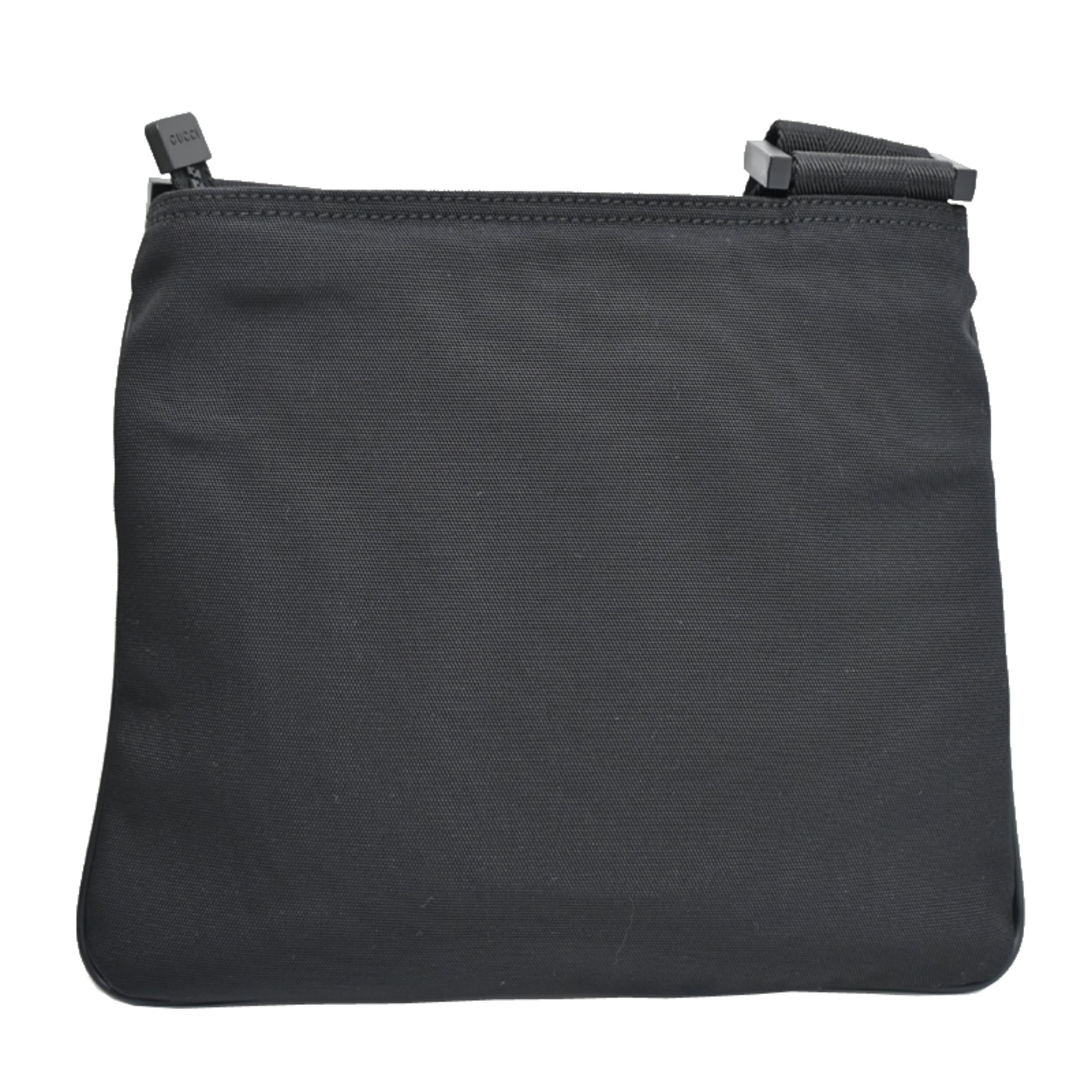 Gucci Black Multi-Color Canvas Shoulder Bag (Pre-Owned)