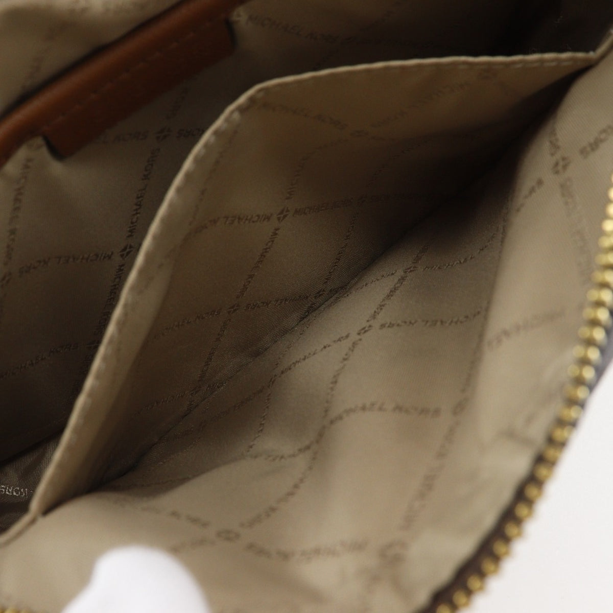 Michael Kors Brown Pvc Shoulder Bag (Pre-Owned)