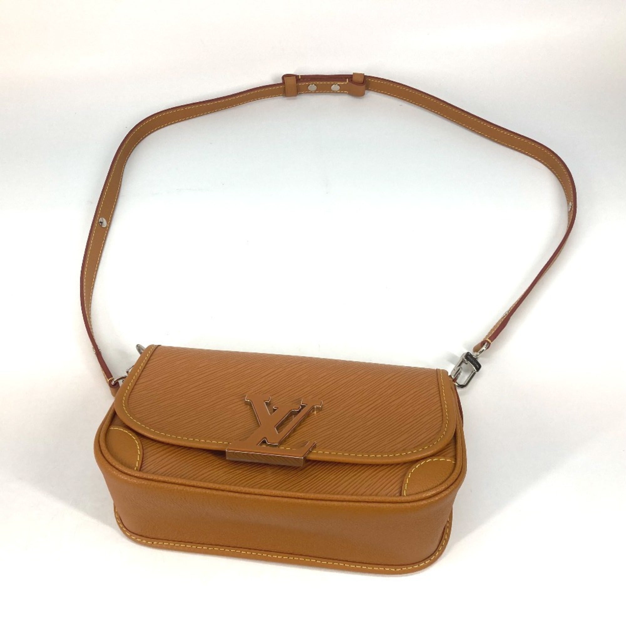 Louis Vuitton Beige Epi Leather Pochette Shoulder Bag (Pre-Owned)