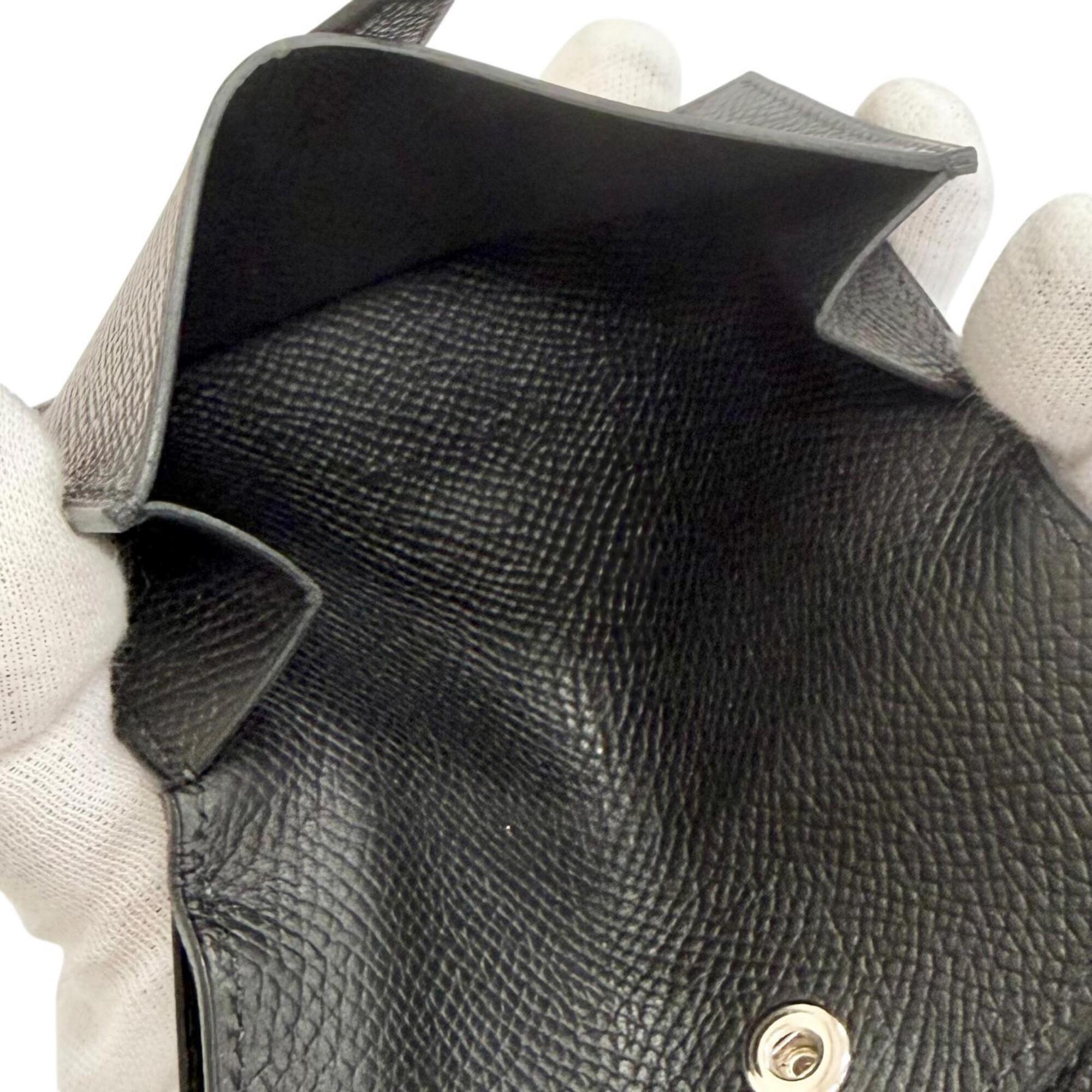 Hermes Black Epsom Leather Wallet (Bi-Fold) (Pre-Owned)
