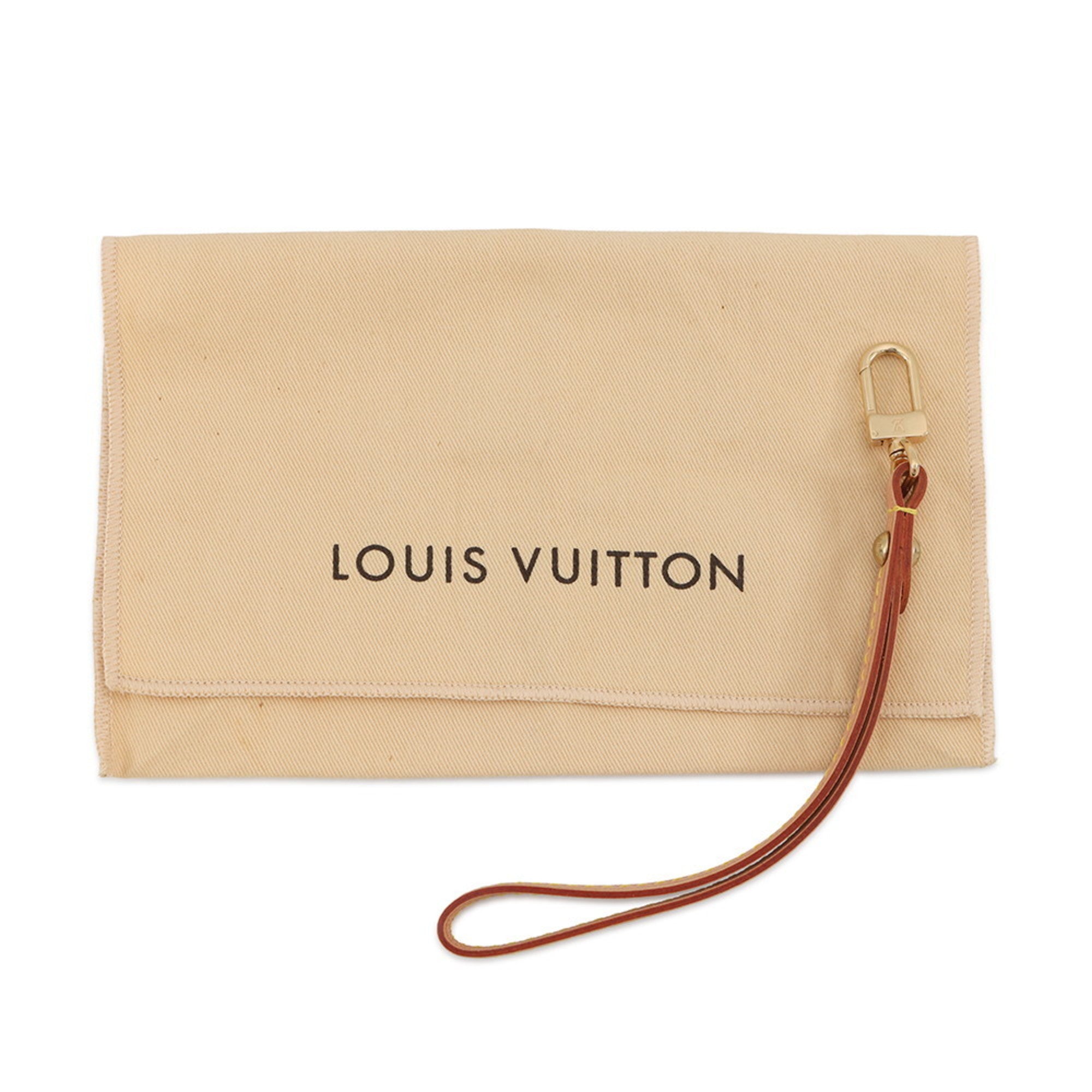 Louis Vuitton Brown Noir Monogram Multicolore Pouch (Pre-Owned)