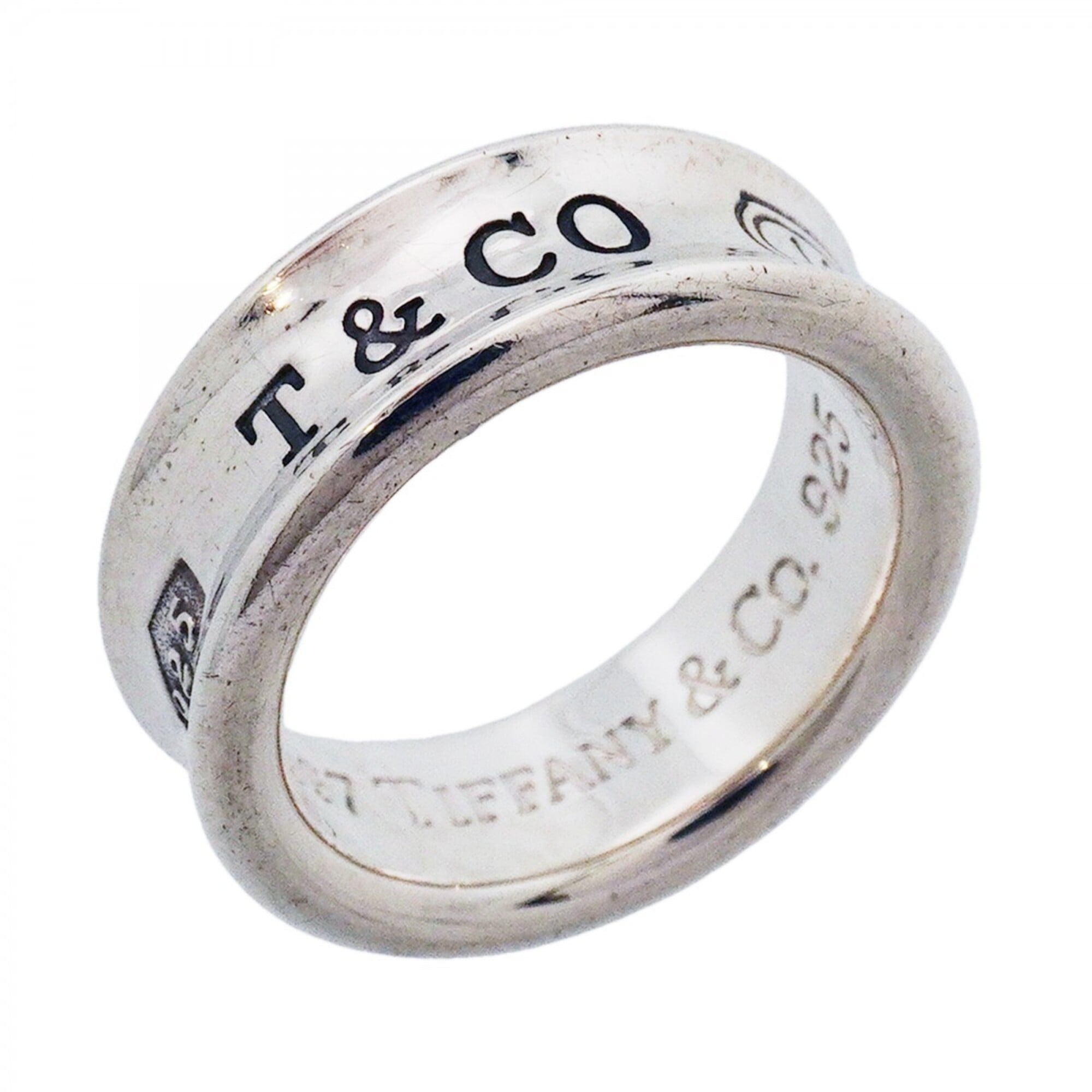 Tiffany Silver 925 Band Ring (Pre-Owned)