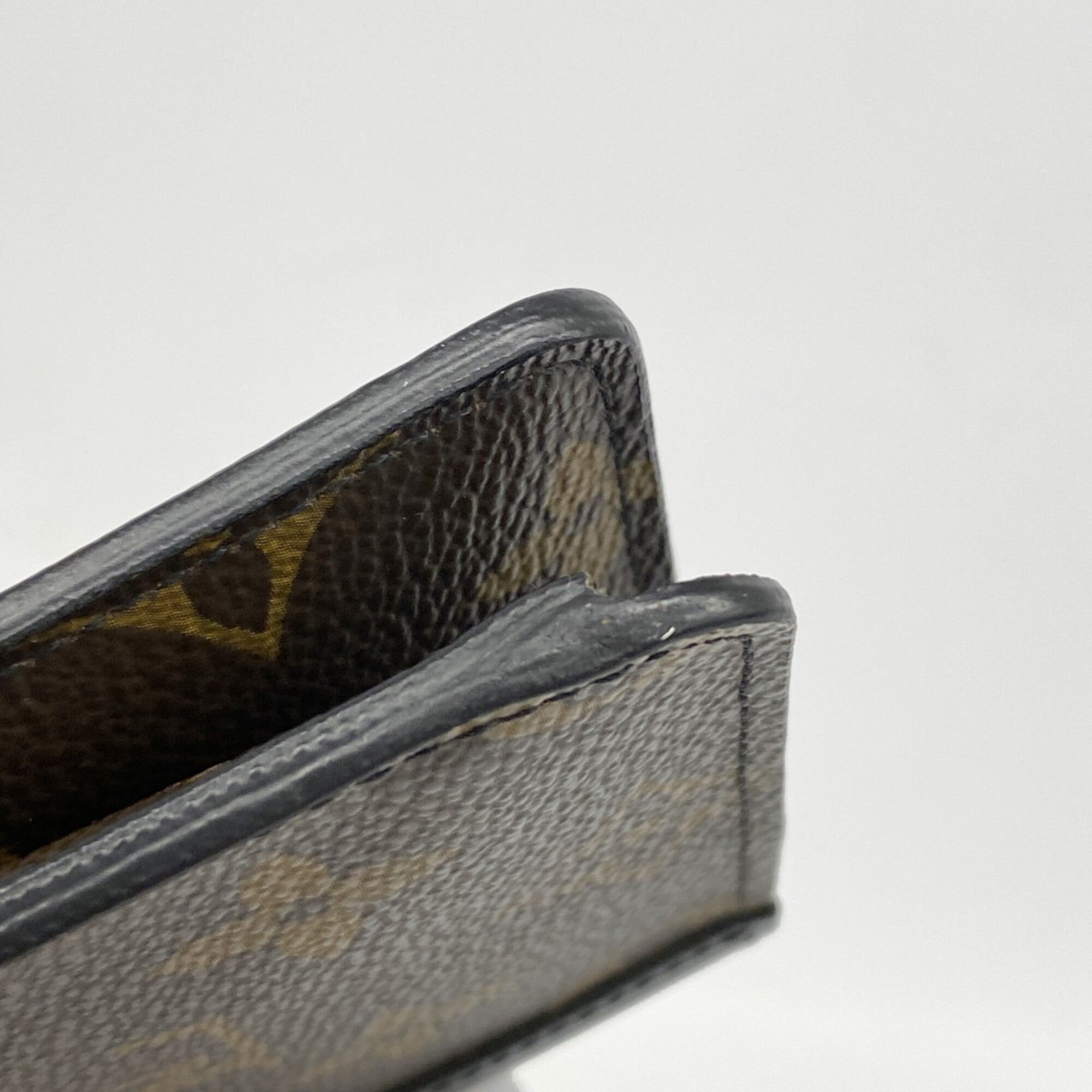 Louis Vuitton Black Brown Long Wallet (Bi-Fold) (Pre-Owned)