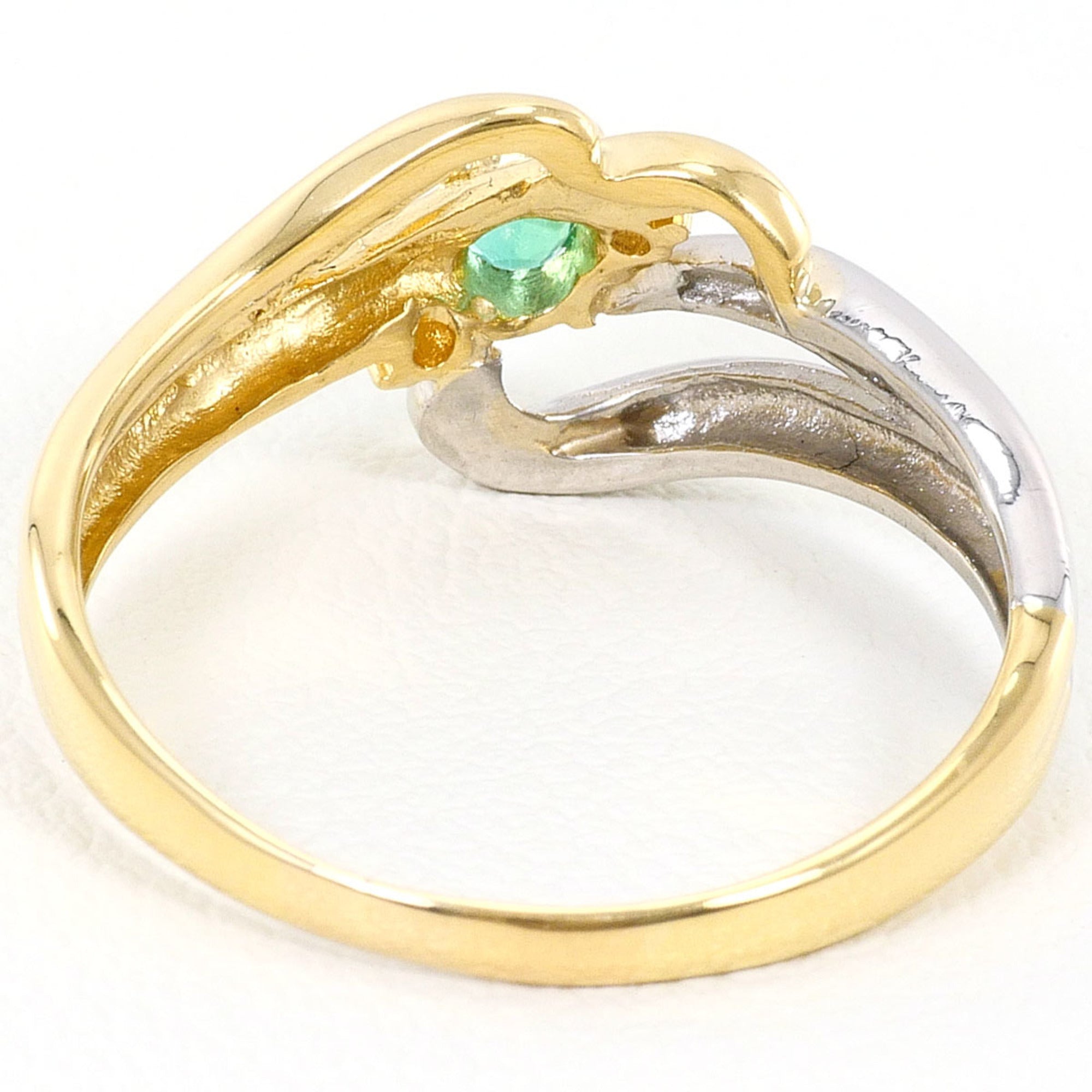 Unbranded Platinum Yellow Gold Yellow Gold (18K) Platinum 850 Band Ring (Pre-Owned)