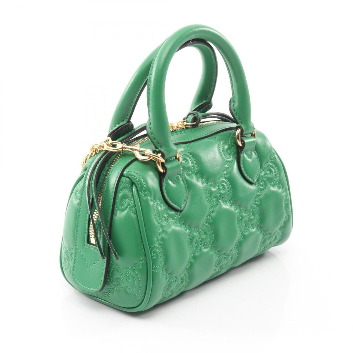 Gucci Green Leather Handbag (Pre-Owned)