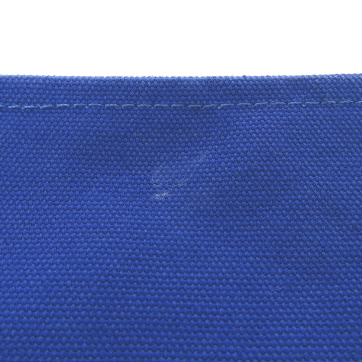 Hermes Blue Cotton Canvas Pouch (Pre-Owned)