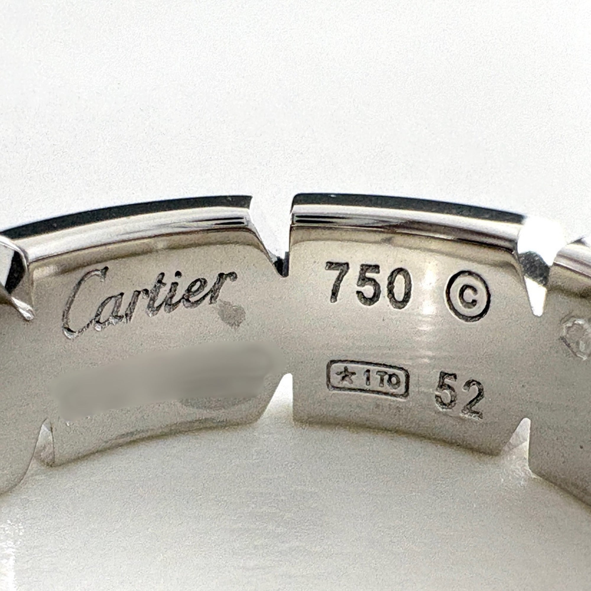 Cartier Silver Band Ring (Pre-Owned)