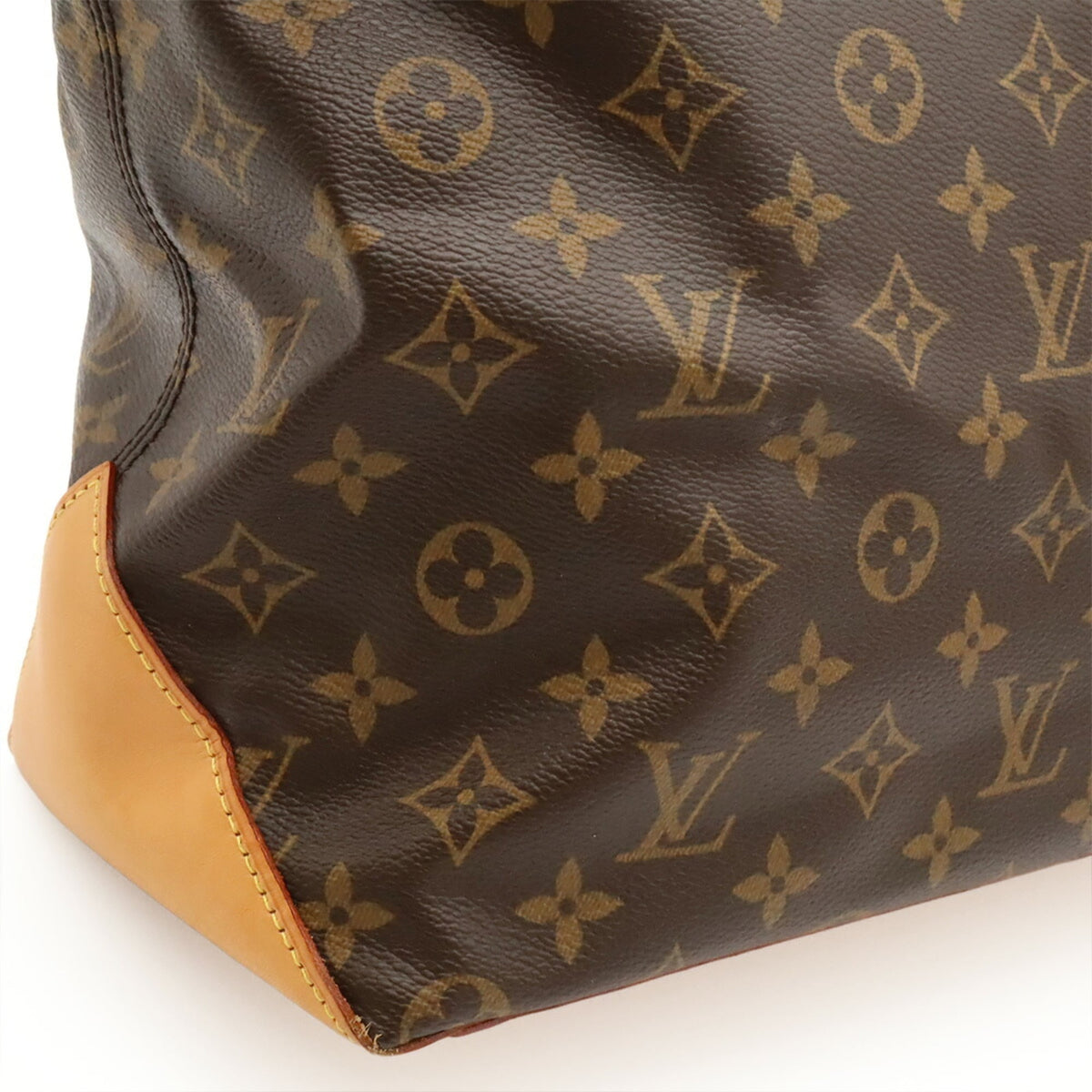 Louis Vuitton Brown Monogram Canvas Shoulder Bag Tote Bag (Pre-Owned)