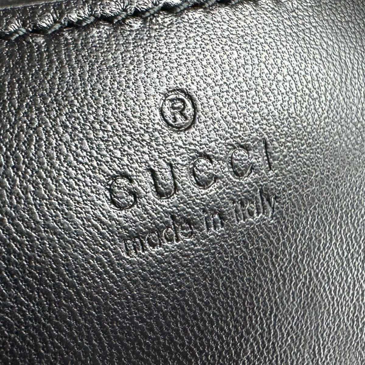 Gucci Black Leather Backpack (Pre-Owned)