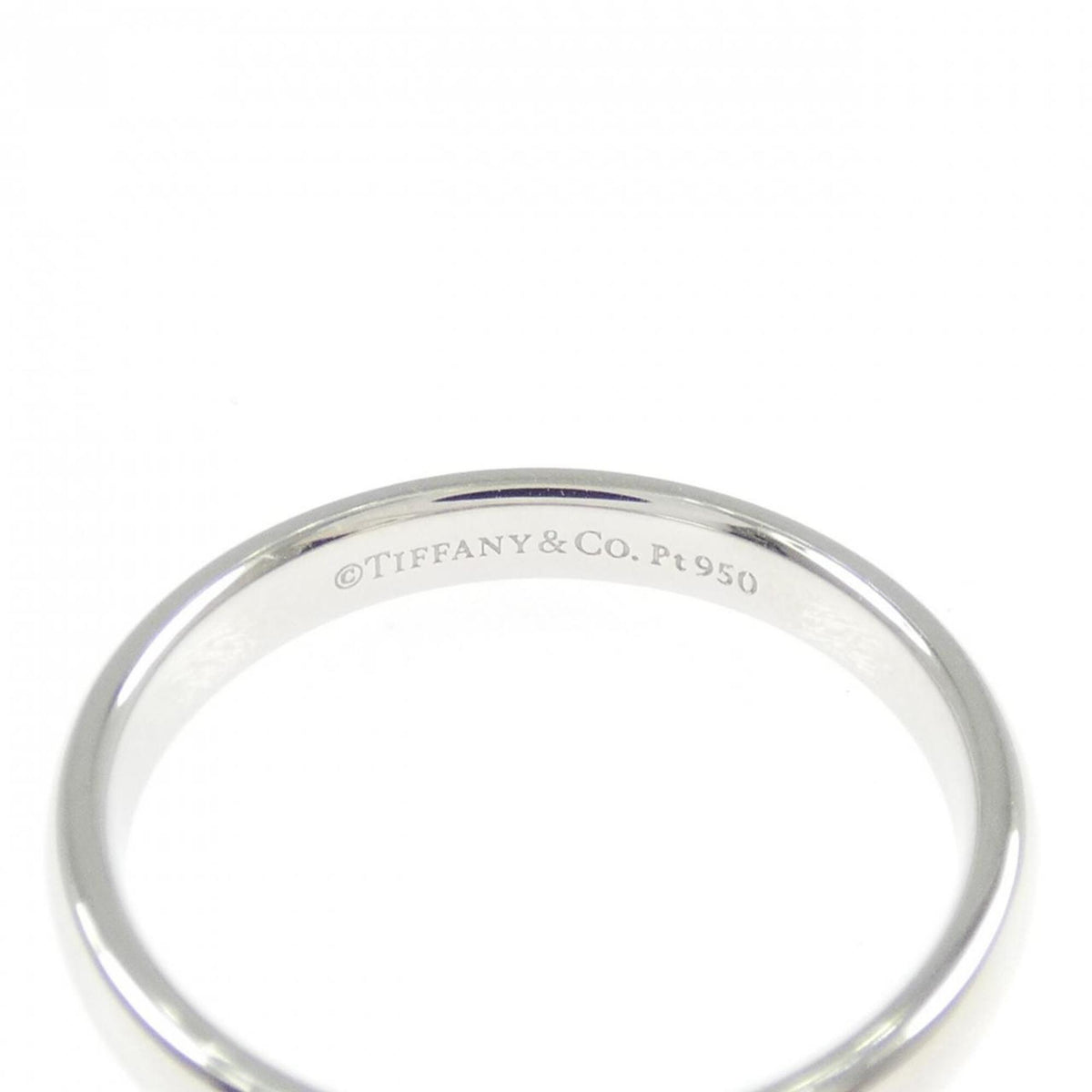 Tiffany Platinum 950 Band Ring (Pre-Owned)
