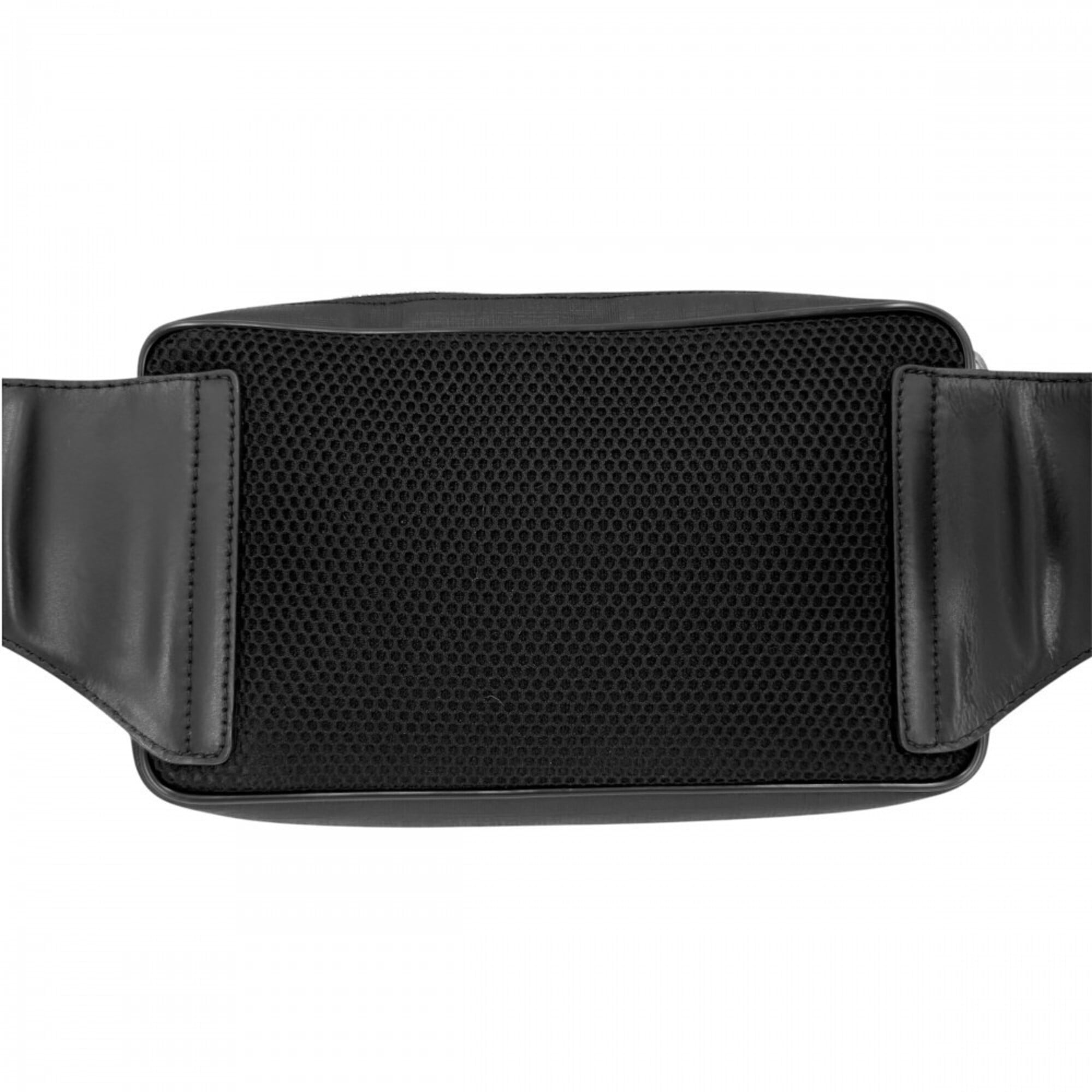 Gucci Black Gg Supreme Canvas Leather Fanny Pack Sling Bag (Pre-Owned)