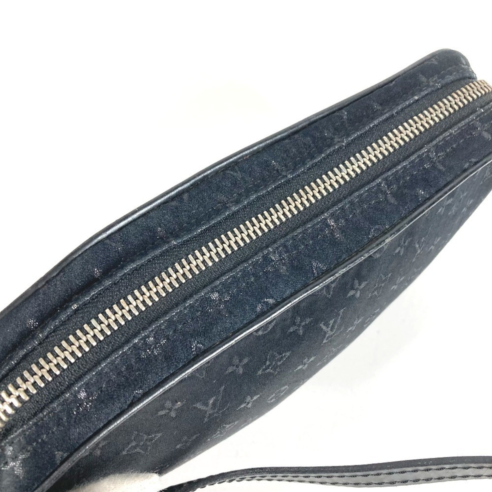 Louis Vuitton Monogram Satin Black Monogram Satin Pochette Shoulder Bag (Pre-Owned)