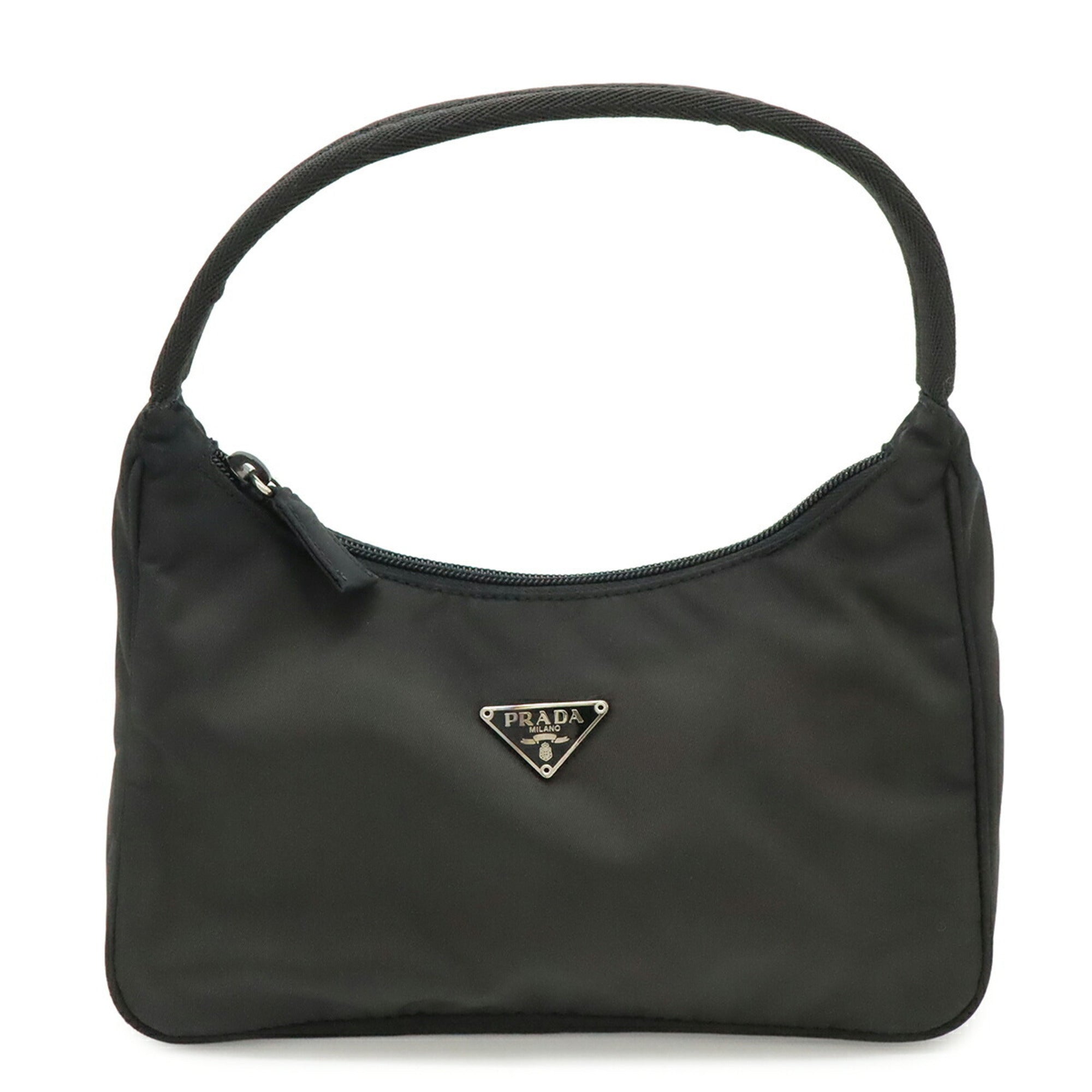 Prada Black Nero Nylon Handbag Pouch (Pre-Owned)