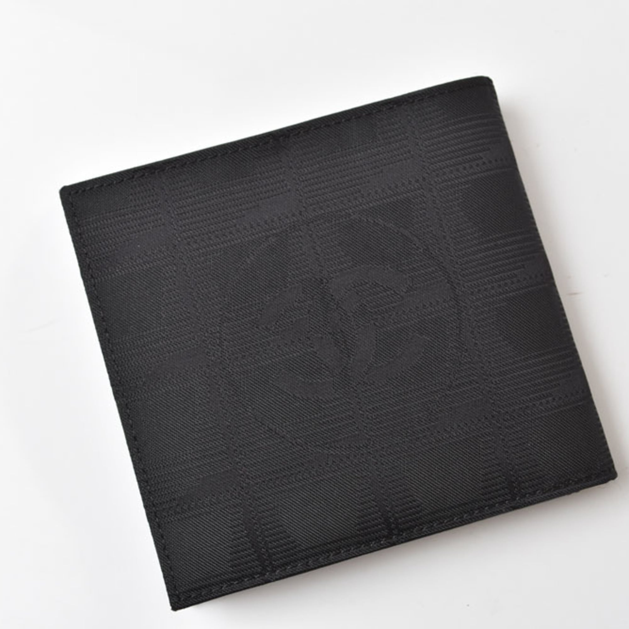 Chanel Black Canvas Wallet (Bi-Fold) (Pre-Owned)