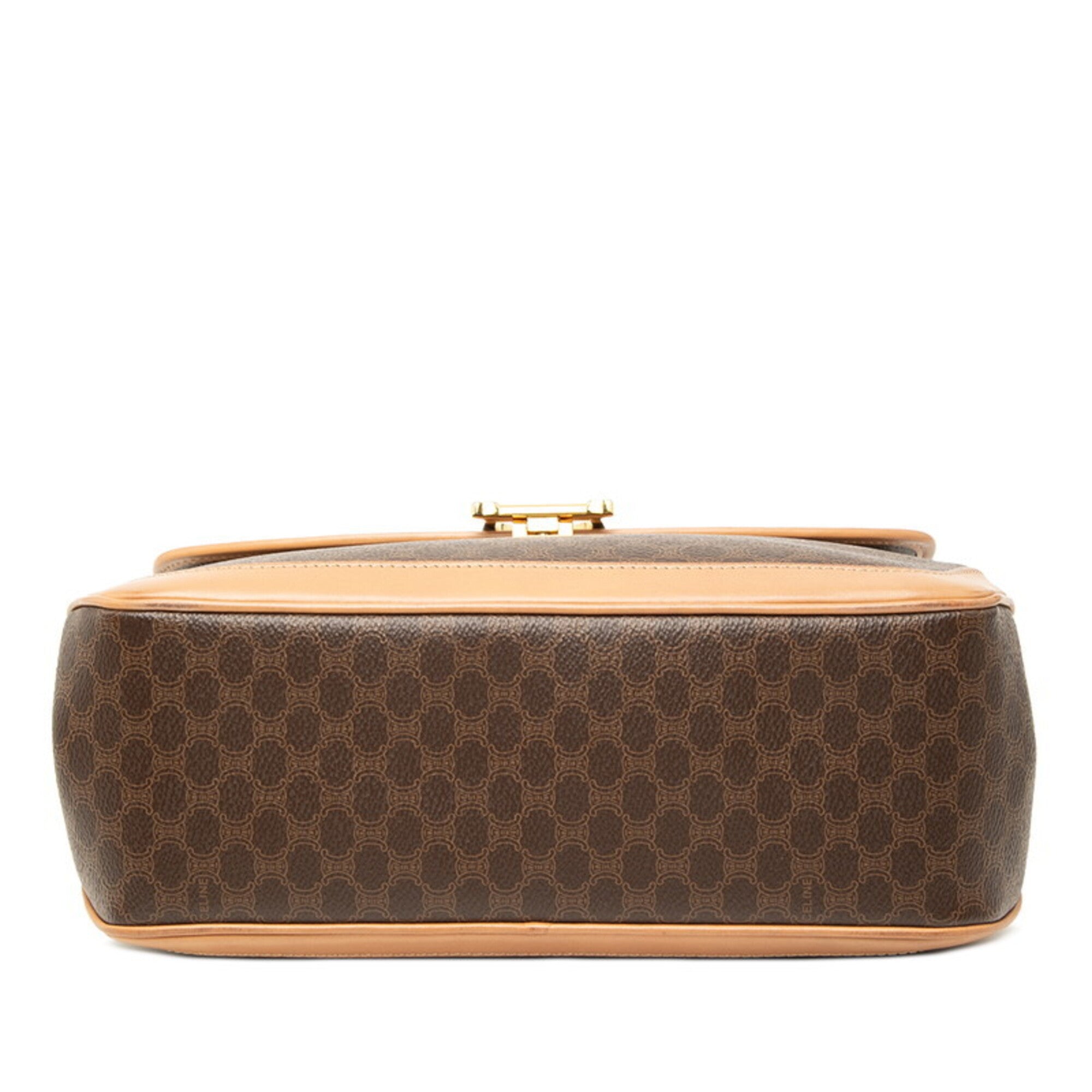 Celine Brown Pvc Leather Handbag (Pre-Owned)