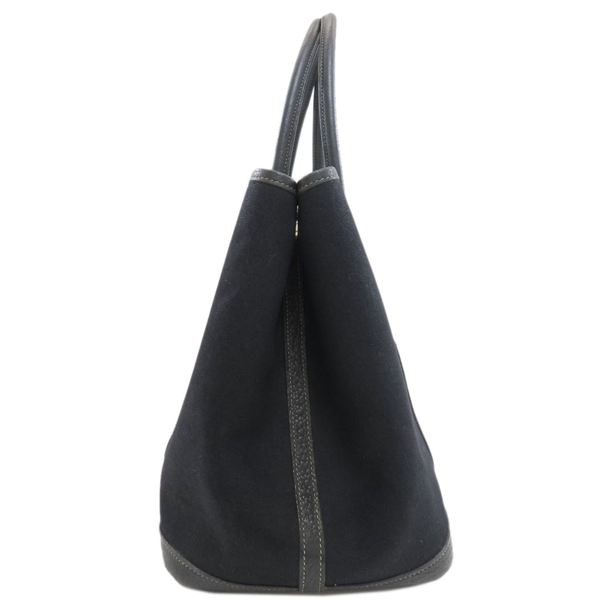Hermes Black Toile Officier Tote Bag (Pre-Owned)