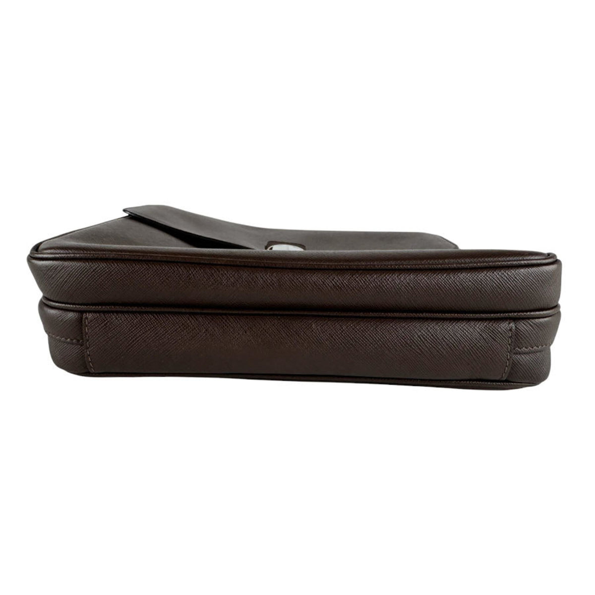 Prada Brown Leather Shoulder Bag (Pre-Owned)