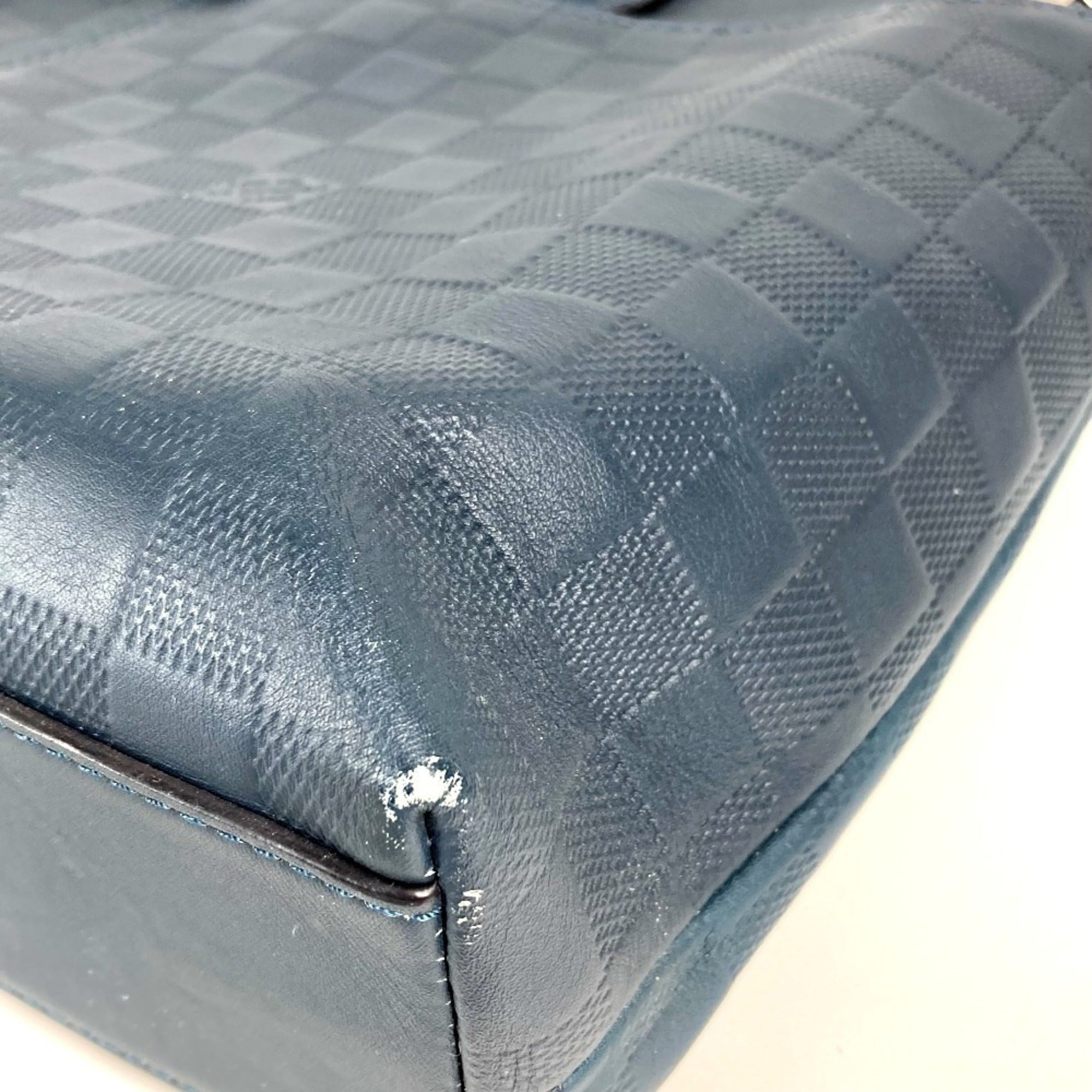 Louis Vuitton Cosmos Navy Damier Infini Shoulder Bag Tote Bag (Pre-Owned)
