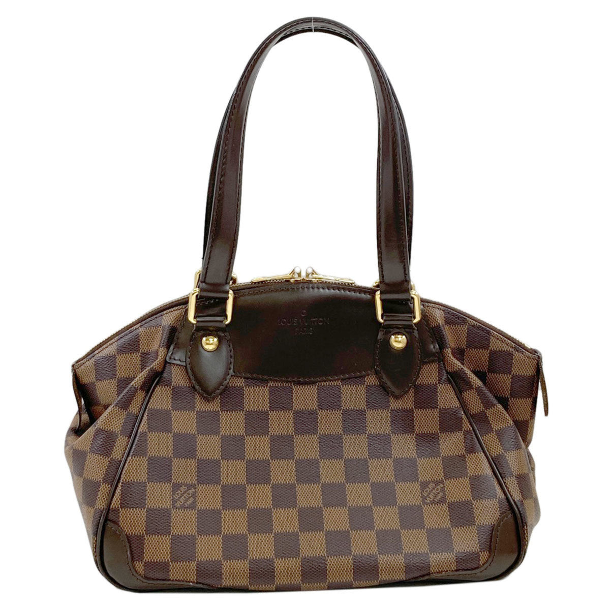 Louis Vuitton Brown Damier Canvas Handbag (Pre-Owned)