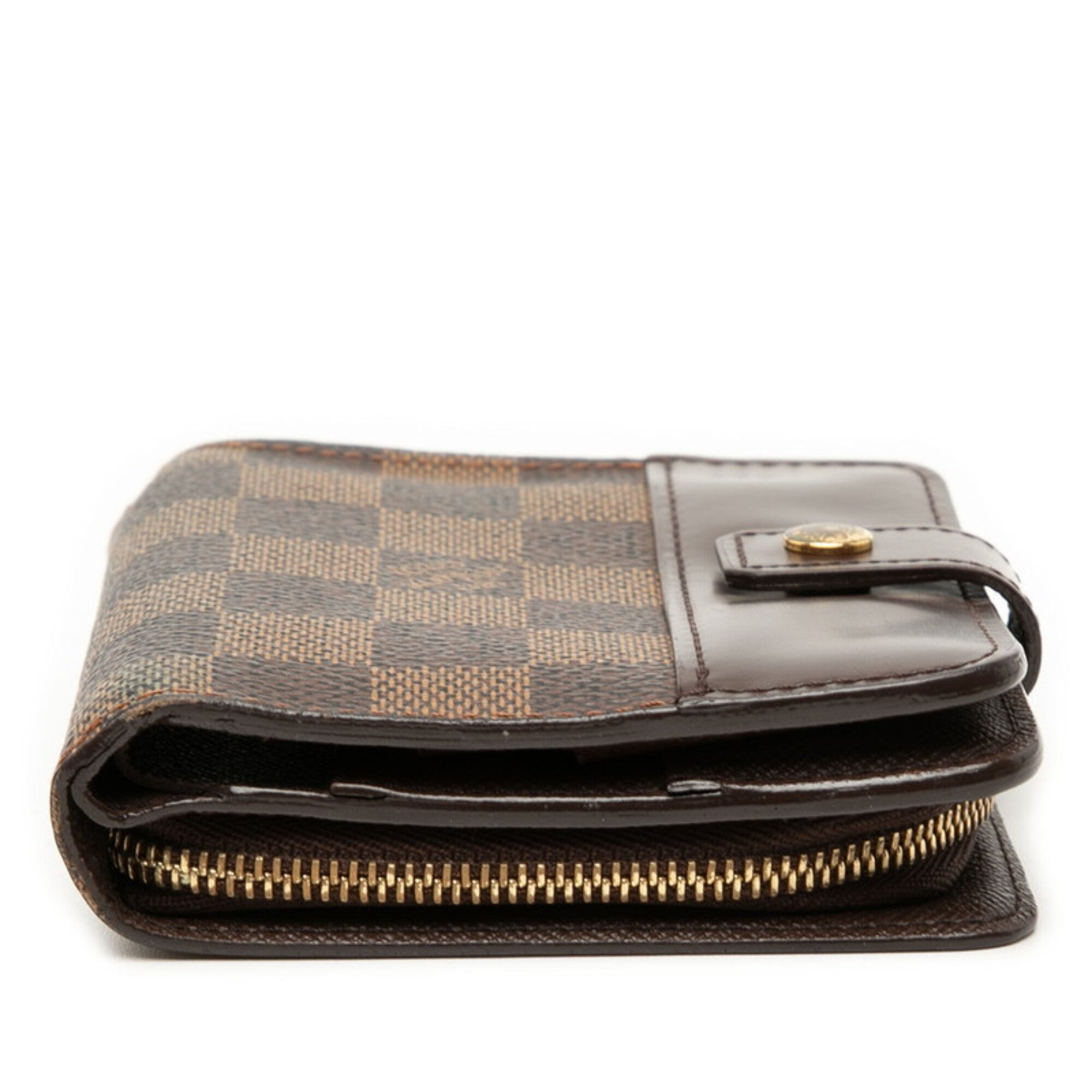 Louis Vuitton Brown Ebene Pvc Leather Wallet (Bi-Fold) (Pre-Owned)