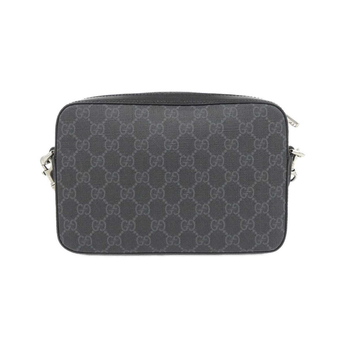 Gucci Black Gg Supreme Leather Shoulder Bag (Pre-Owned)