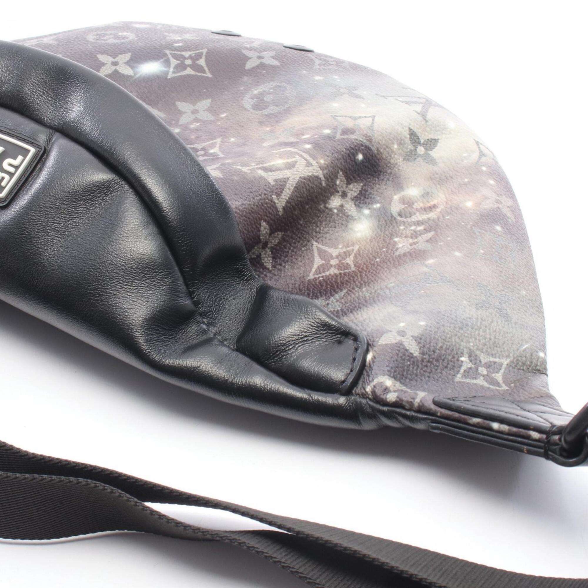 Louis Vuitton Black Multi-Color Coated Canvas Pvc Leather Basket Fanny Pack Sling Bag (Pre-Owned)