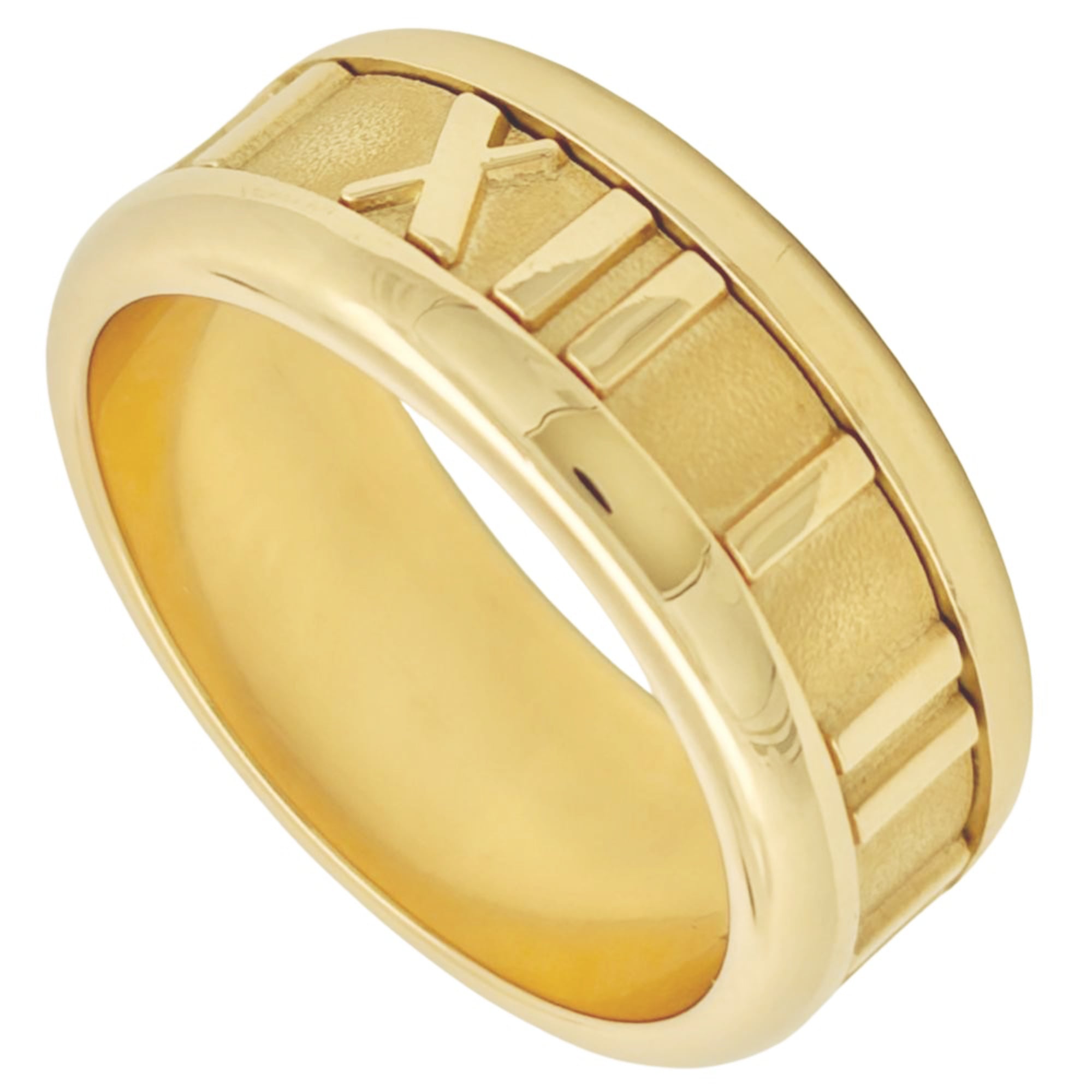 Tiffany Atlas Yellow Gold (18K) Band Ring (Pre-Owned)