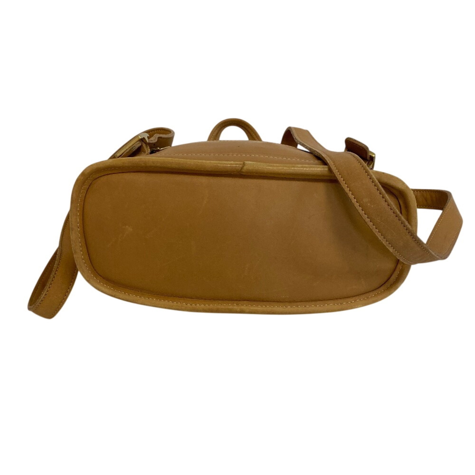 Coach Beige Leather Backpack (Pre-Owned)