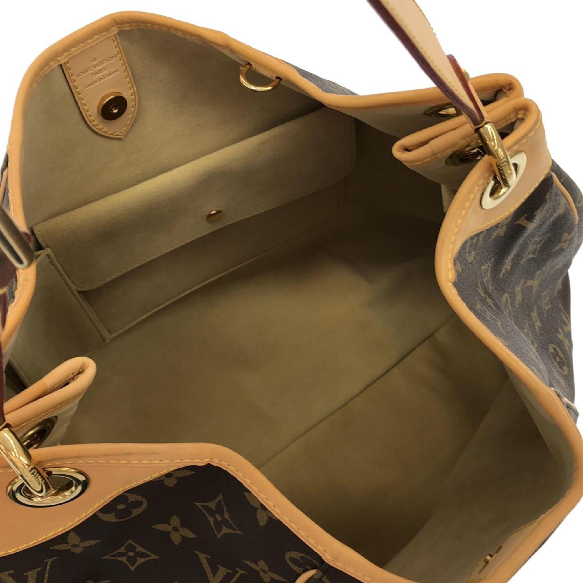 Louis Vuitton Monogram Marron Coated Canvas Shoulder Bag (Pre-Owned)