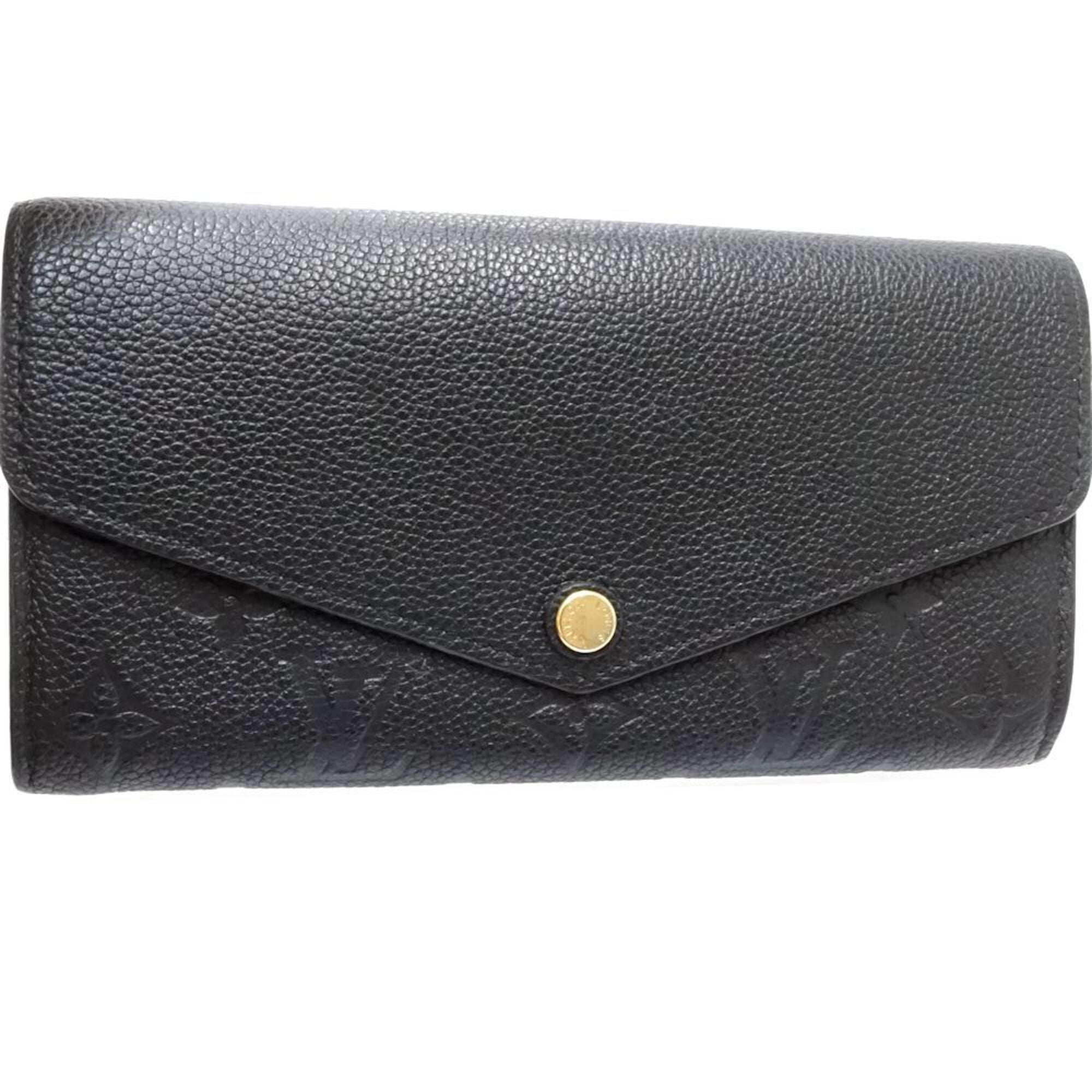 Louis Vuitton Noir Monogram Empreinte Long Wallet (Bi-Fold) (Pre-Owned)