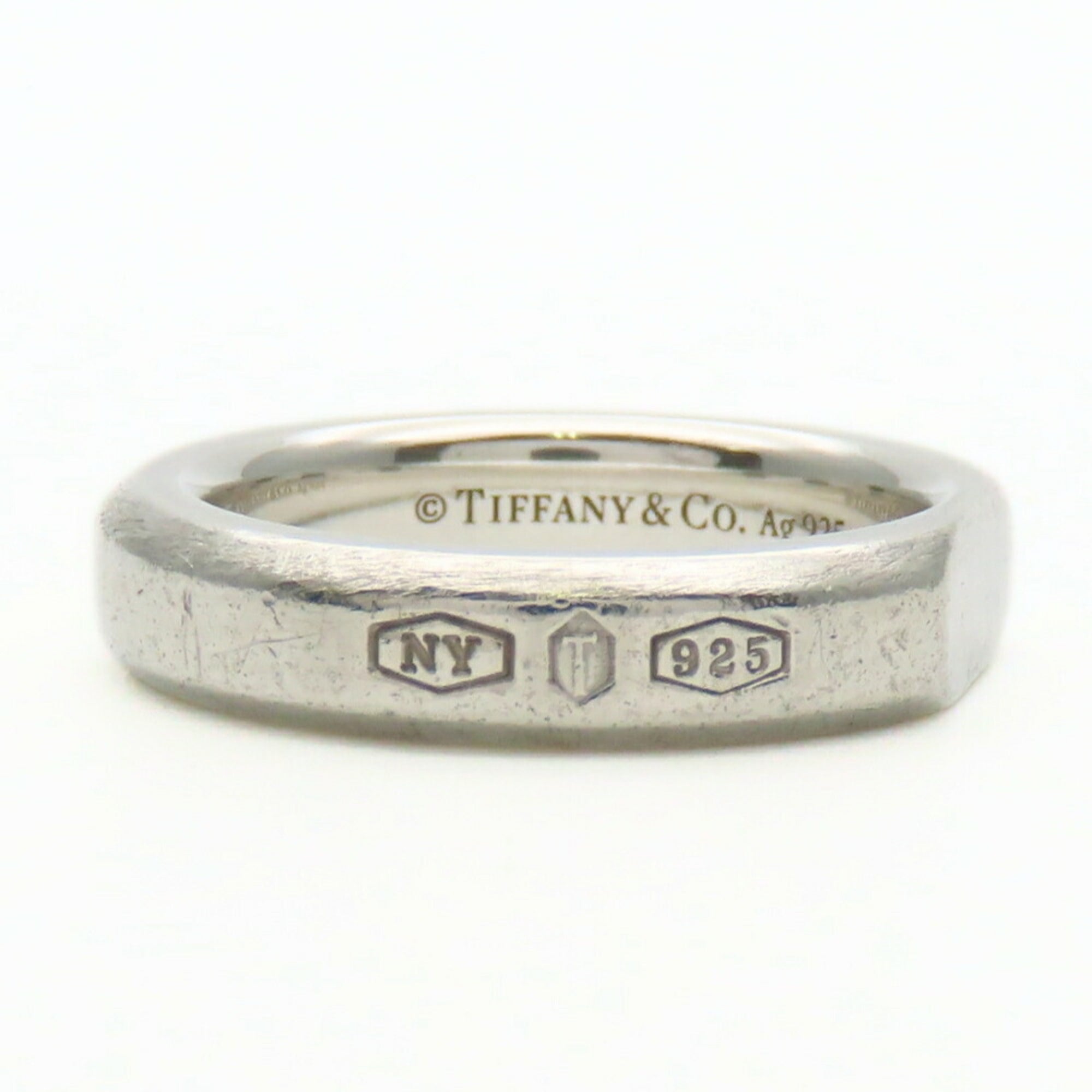 Tiffany Silver Silver 925 Band Ring (Pre-Owned)