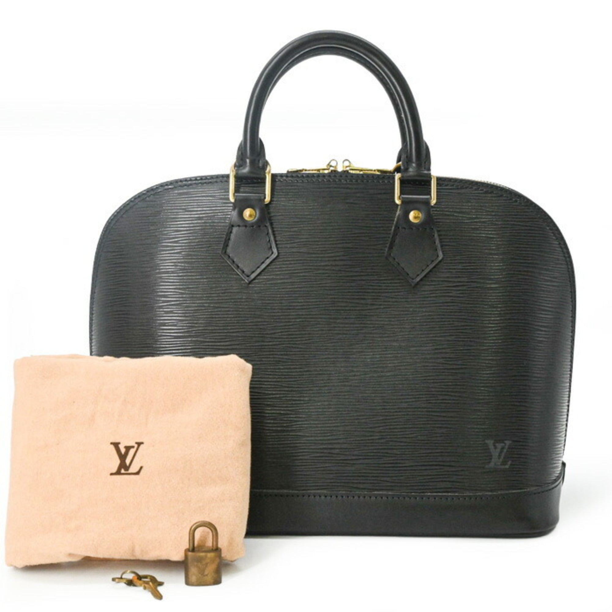Louis Vuitton Black Epi Leather Handbag (Pre-Owned)