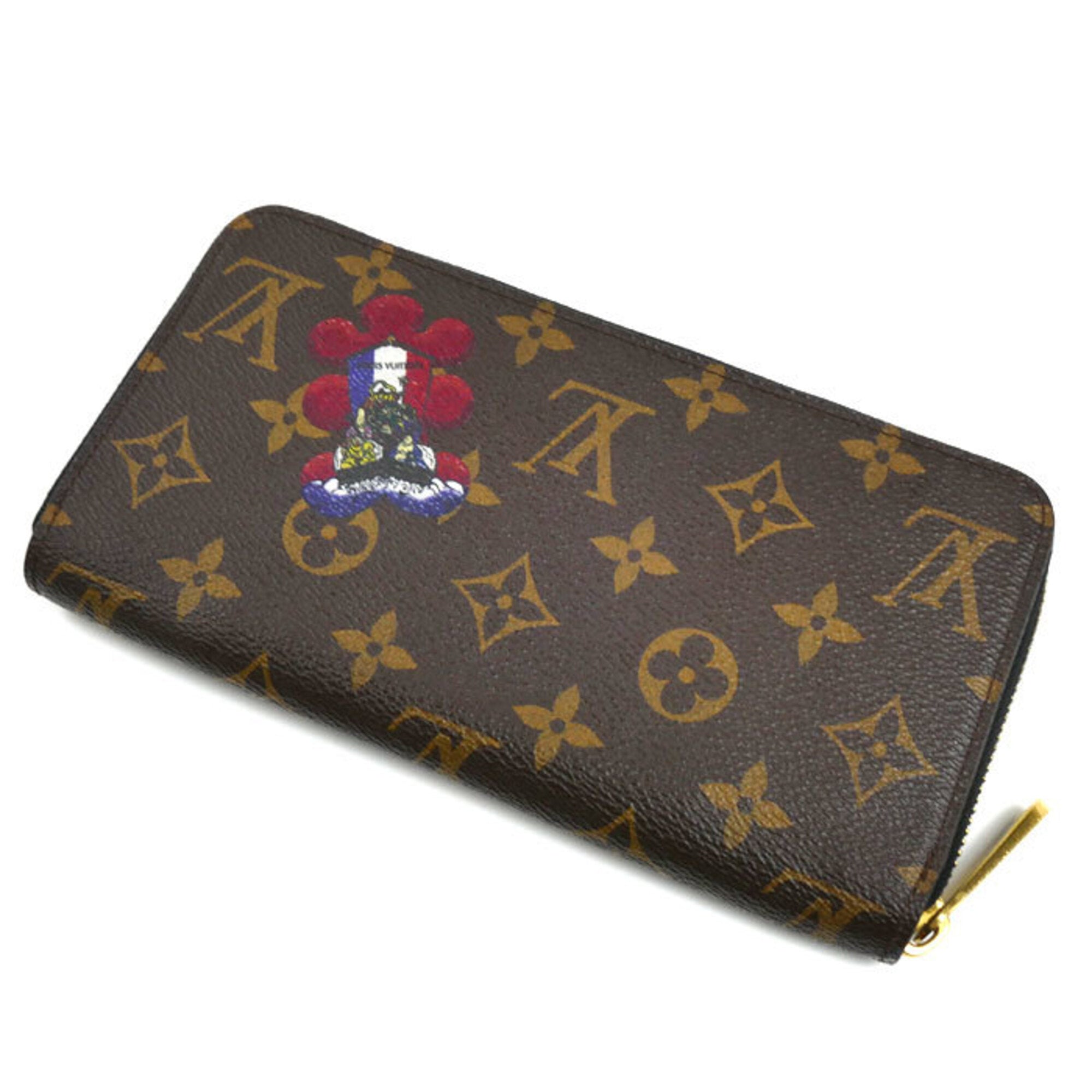 Louis Vuitton Brown Multi-Color Monogram Long Wallet (Bi-Fold) (Pre-Owned)