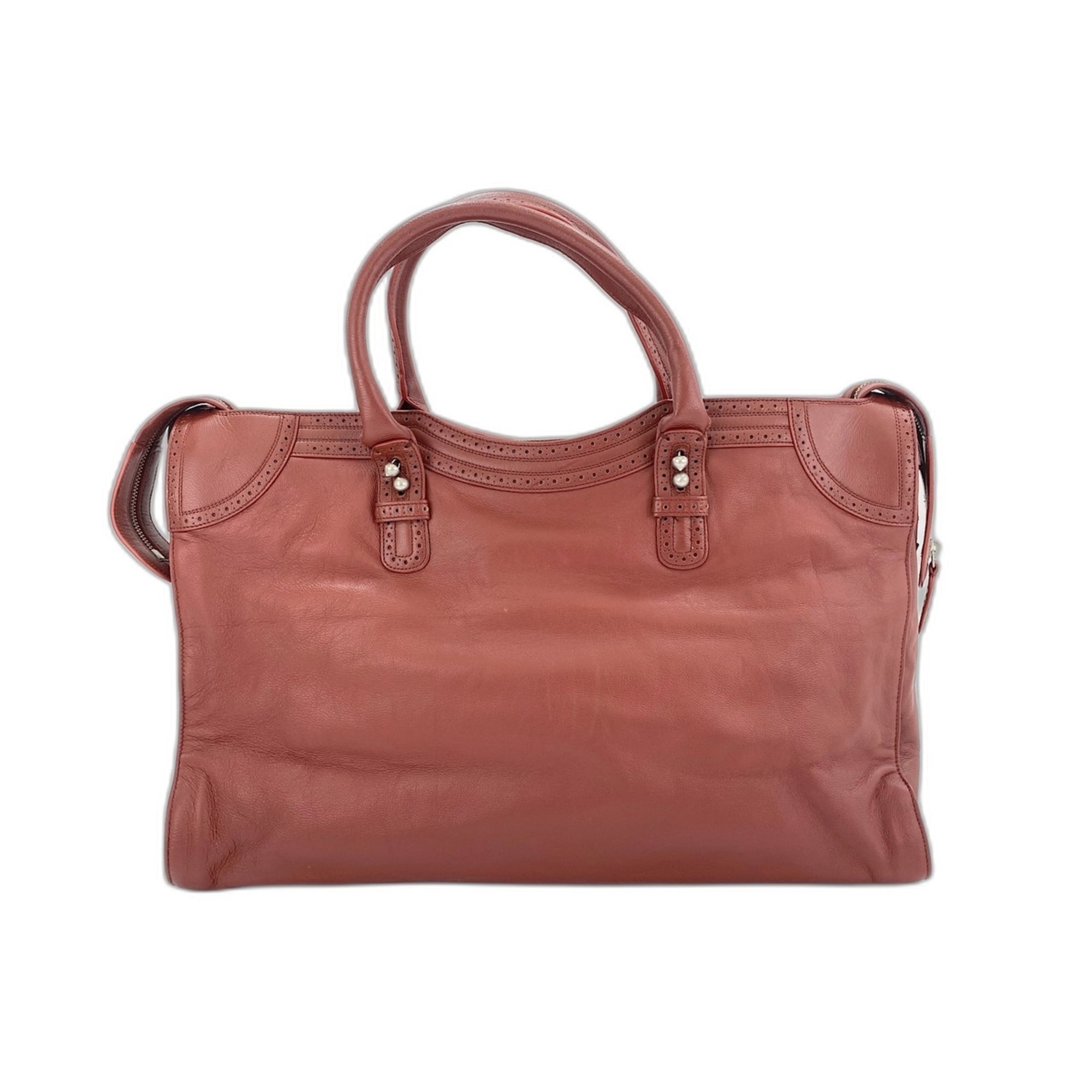 Balenciaga Red Color Shoulder Bag (Pre-Owned)
