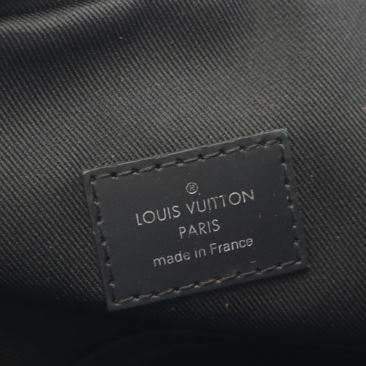 Louis Vuitton Black Damier Graphite Leather Fanny Pack Sling Bag (Pre-Owned)