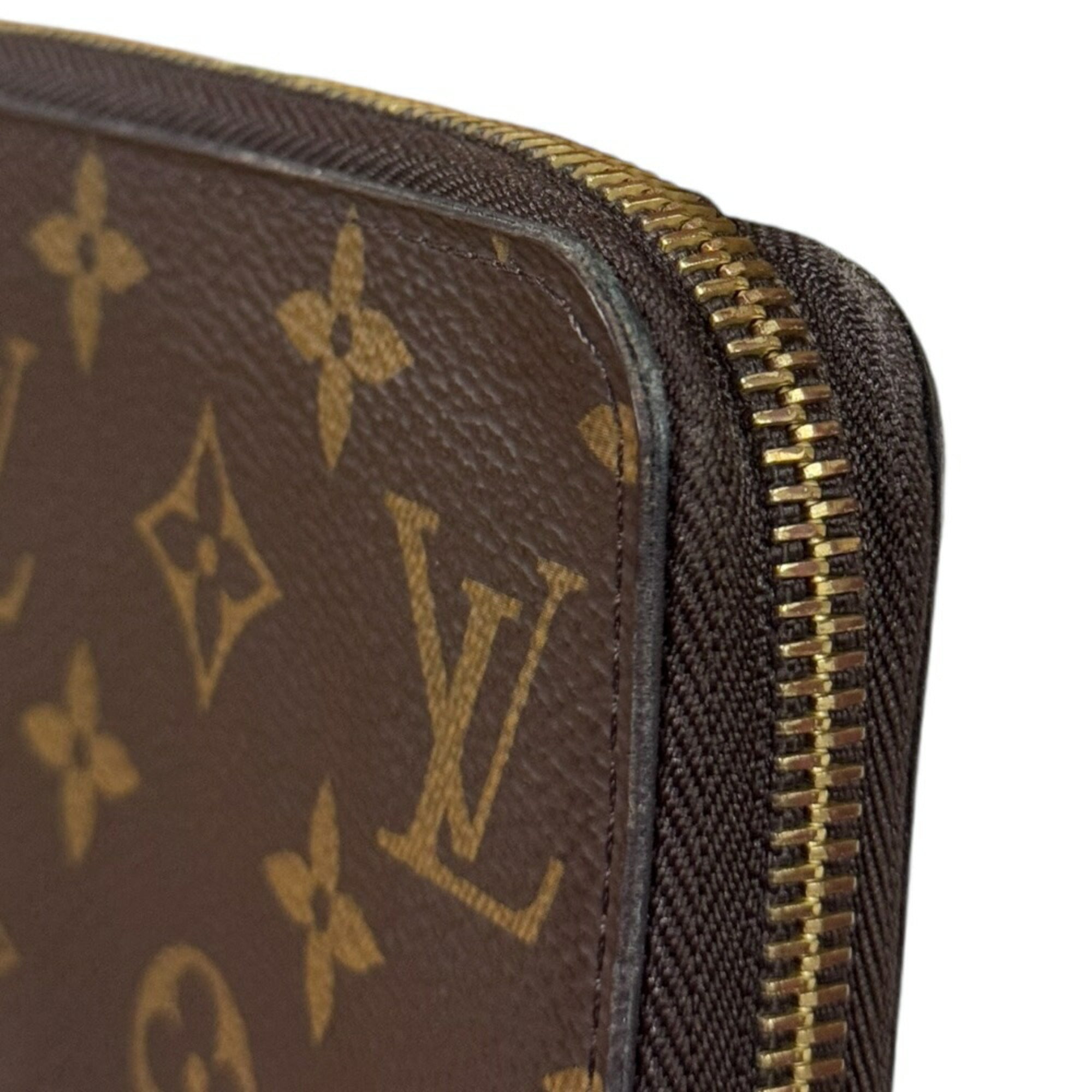Louis Vuitton Monogram Brown Monogram Long Wallet (Bi-Fold) (Pre-Owned)