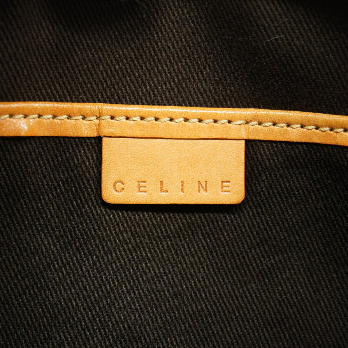 Celine Brown Pvc Handbag (Pre-Owned)