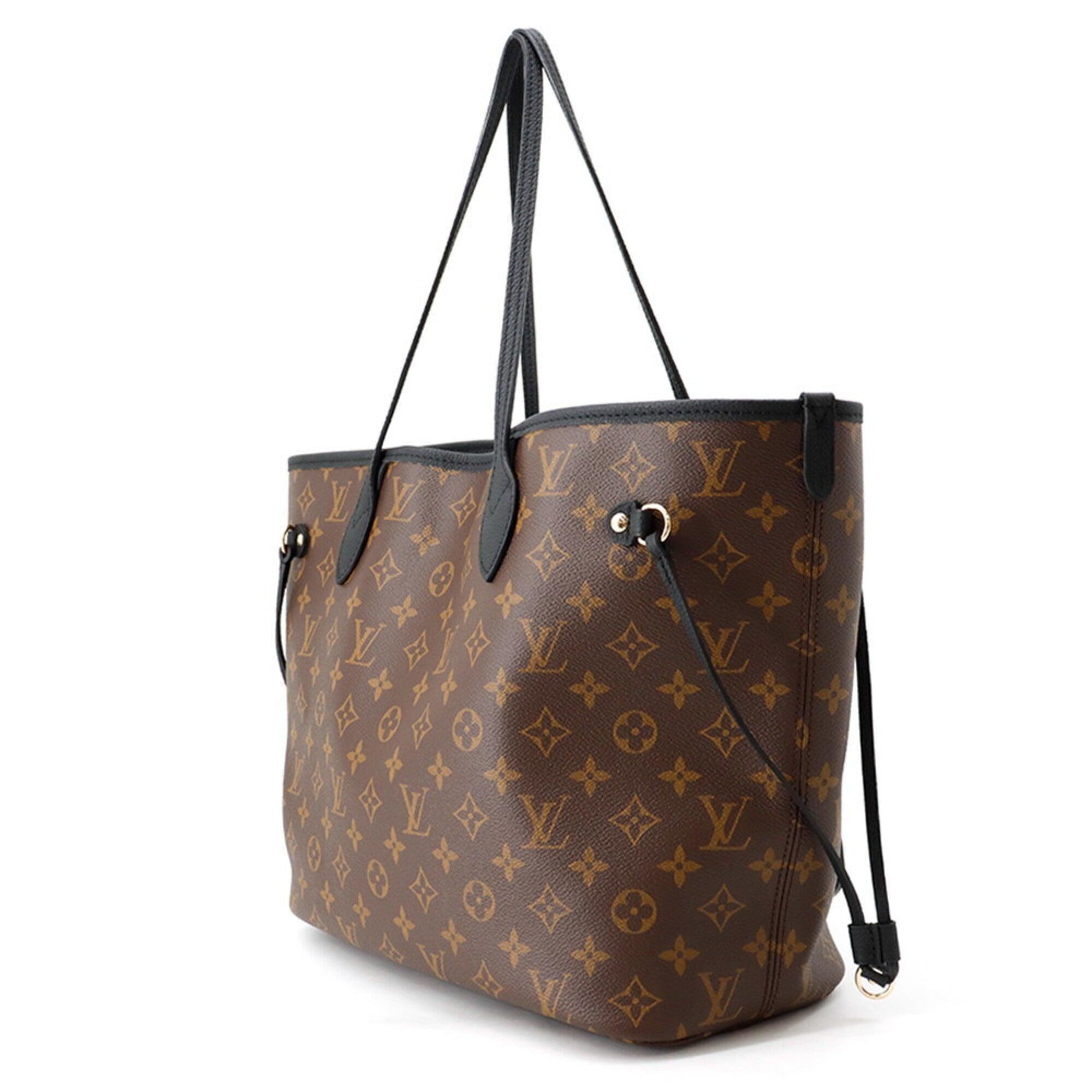 Louis Vuitton Monogram Noir Monogram Leather Handbag Pouch Tote Bag (Pre-Owned)