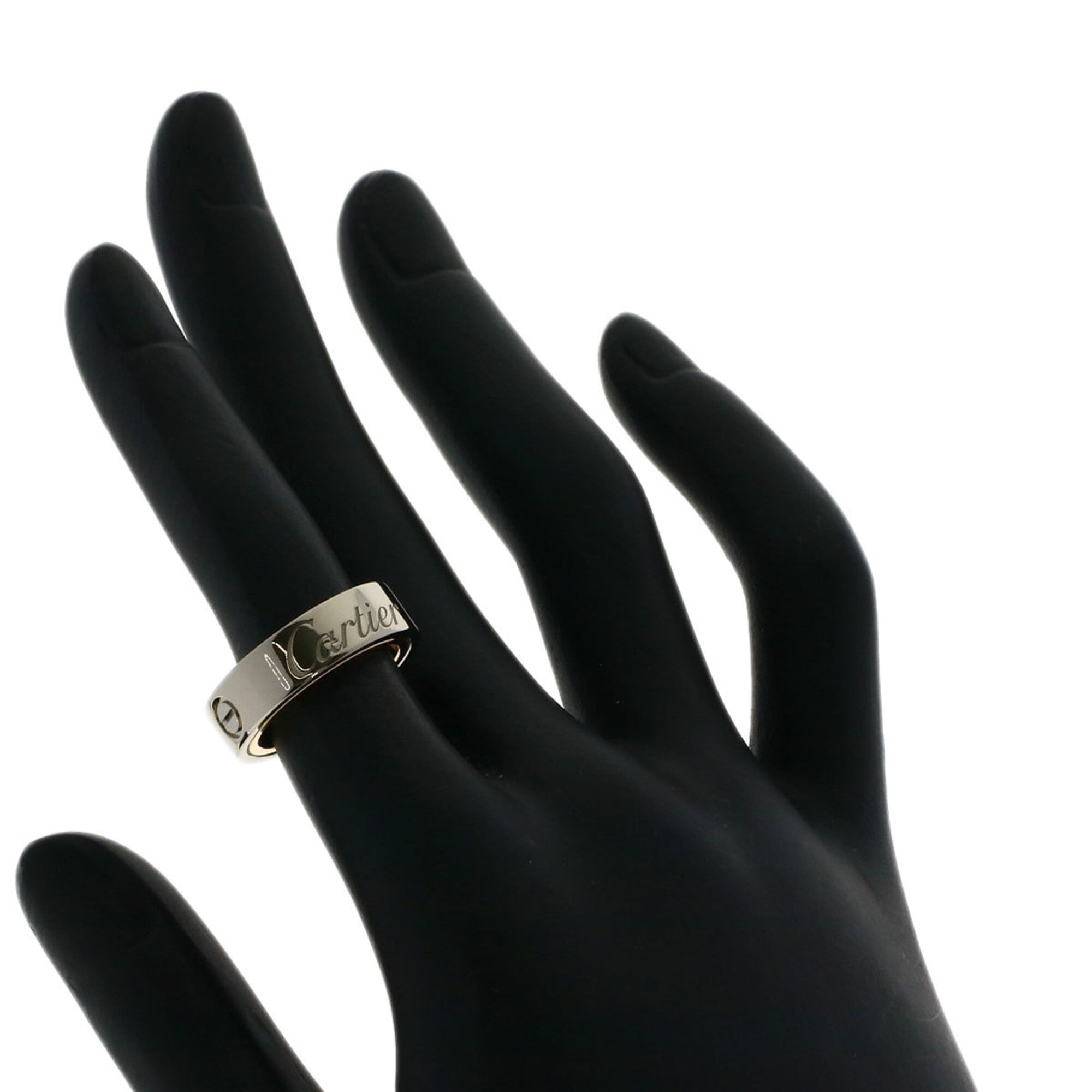 Cartier Pink Gold White Gold Pink Gold (18K) White Gold (18K) Band Ring (Pre-Owned)