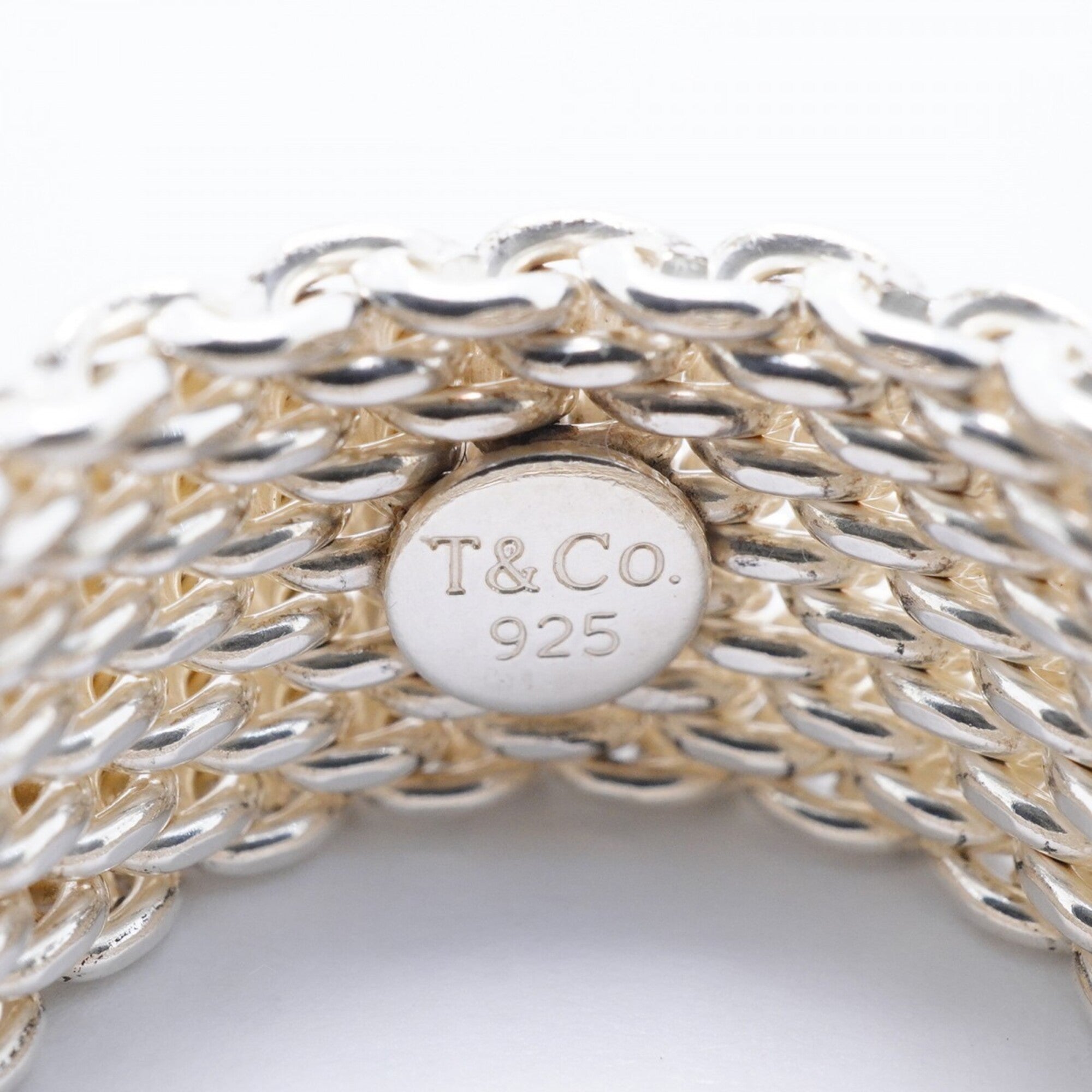 Tiffany Silver 925 Band Ring (Pre-Owned)