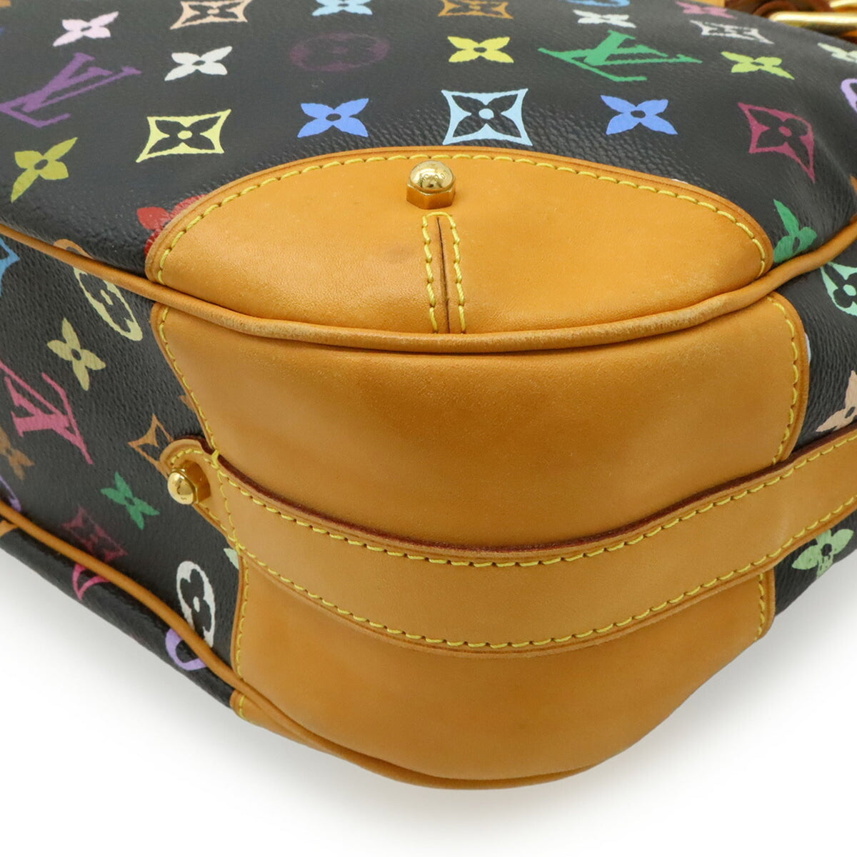 Louis Vuitton Black Noir Monogram Canvas Shoulder Bag (Pre-Owned)
