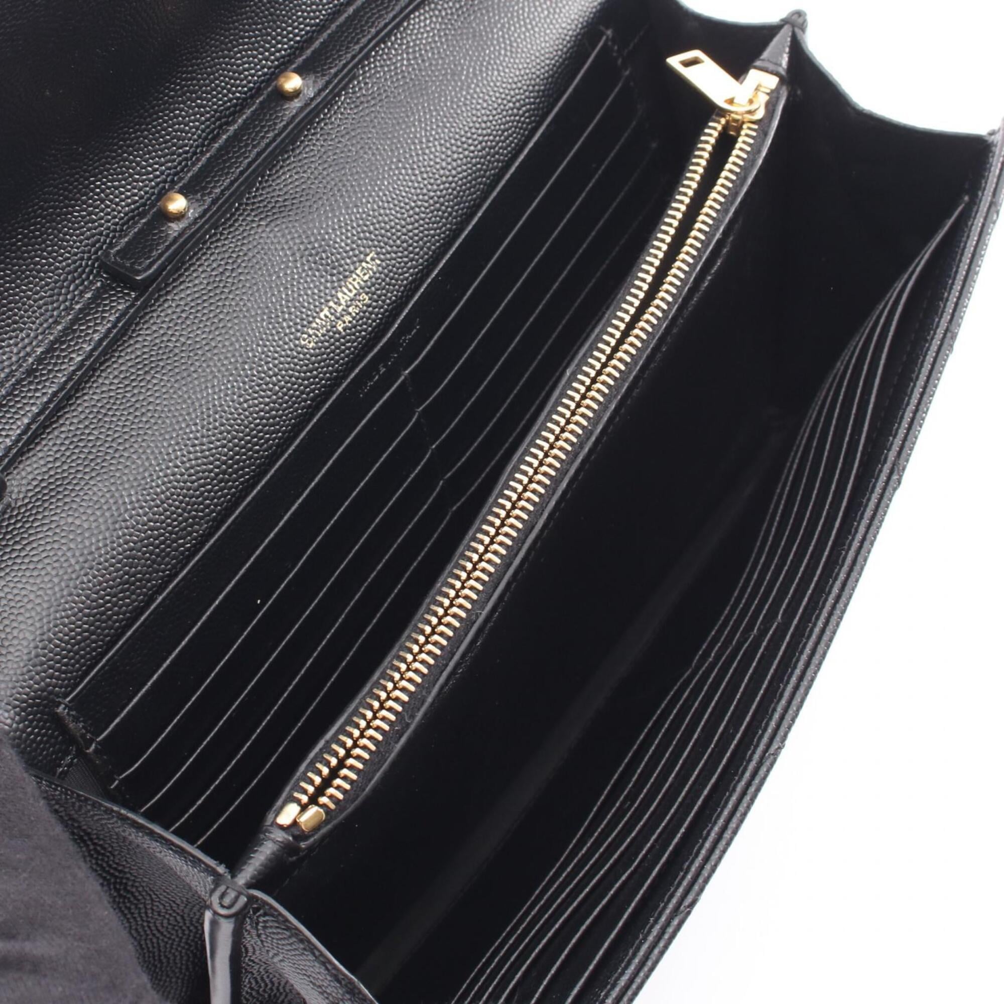 Saint Laurent Black Leather Handbag Shoulder Bag (Pre-Owned)