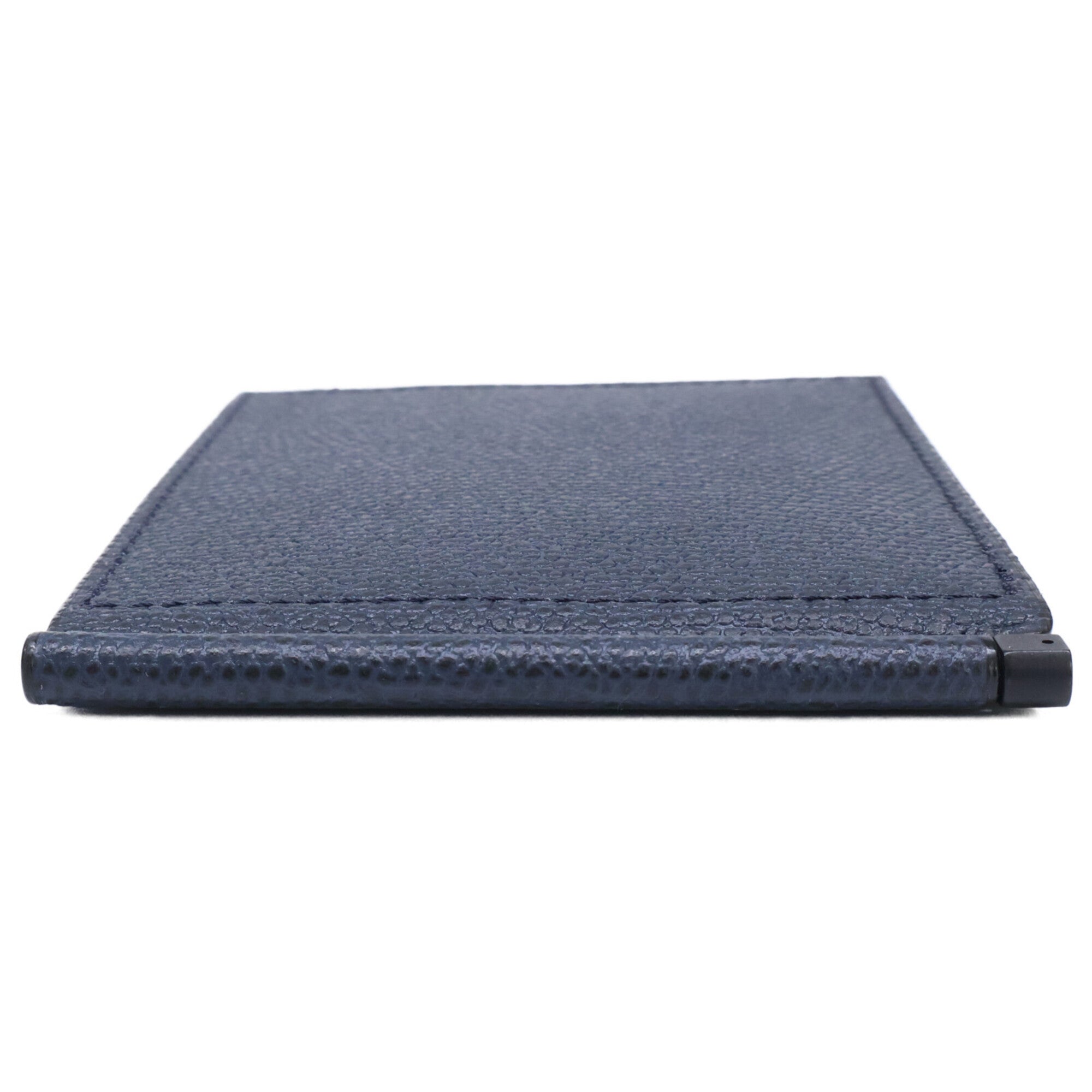 Valextra Navy Leather Money Clip (Pre-Owned)