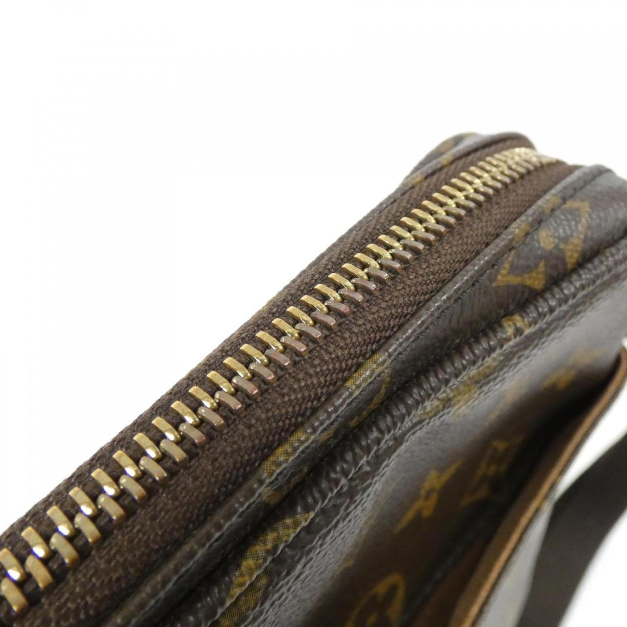 Louis Vuitton Brown Coated Canvas Shoulder Bag (Pre-Owned)