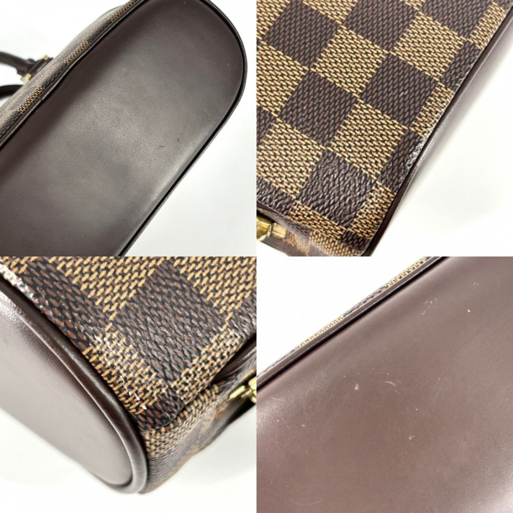 Louis Vuitton Brown Damier Canvas Handbag (Pre-Owned)