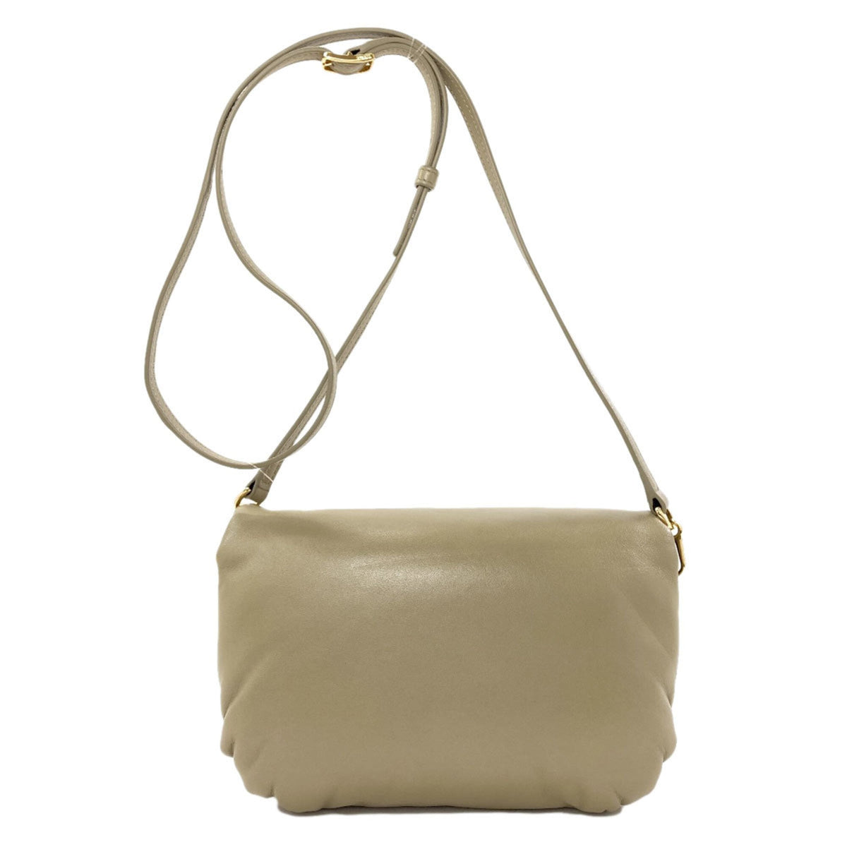 Loewe Green Olive Leather Shoulder Bag (Pre-Owned)