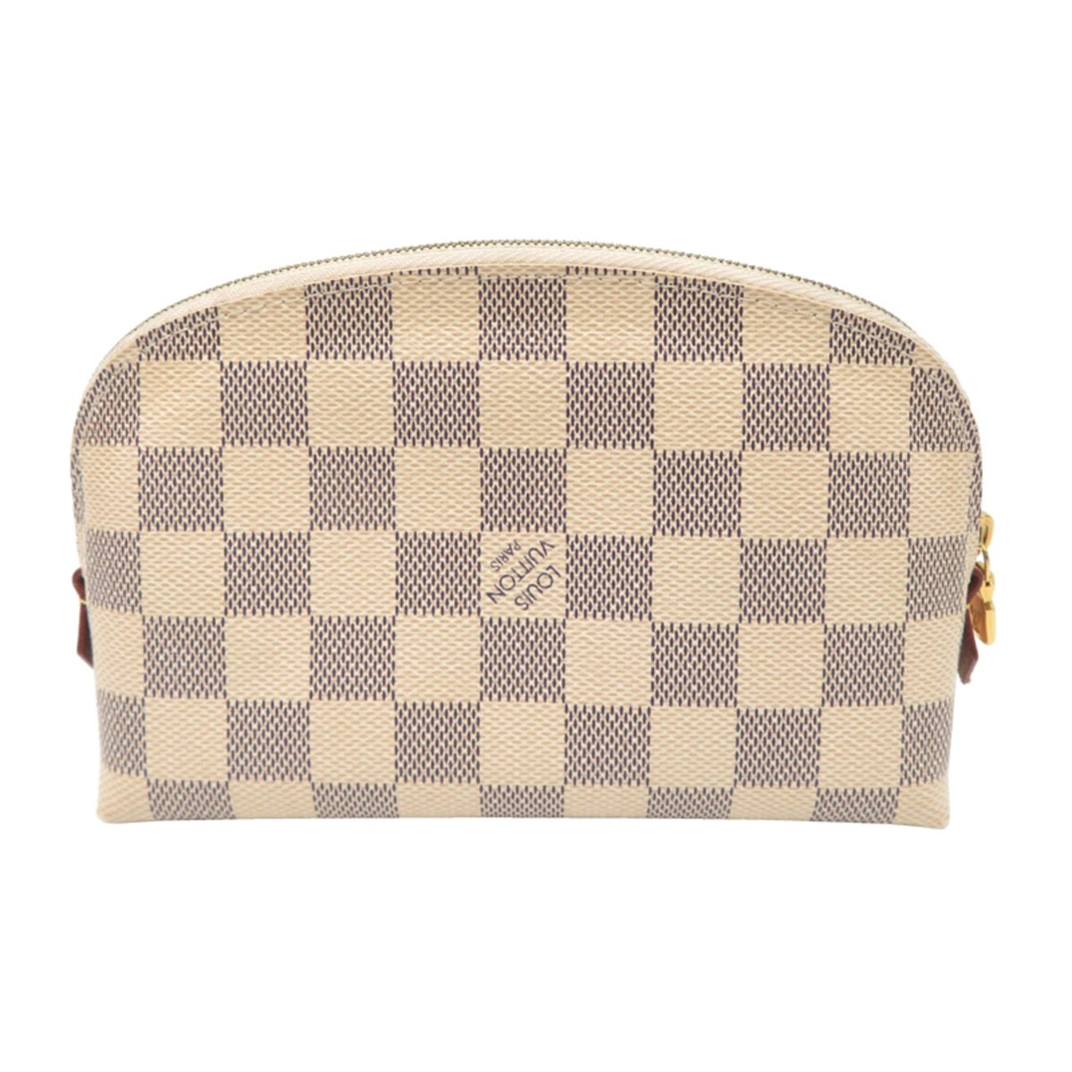 Louis Vuitton White Damier Azur Pochette Pouch (Pre-Owned)