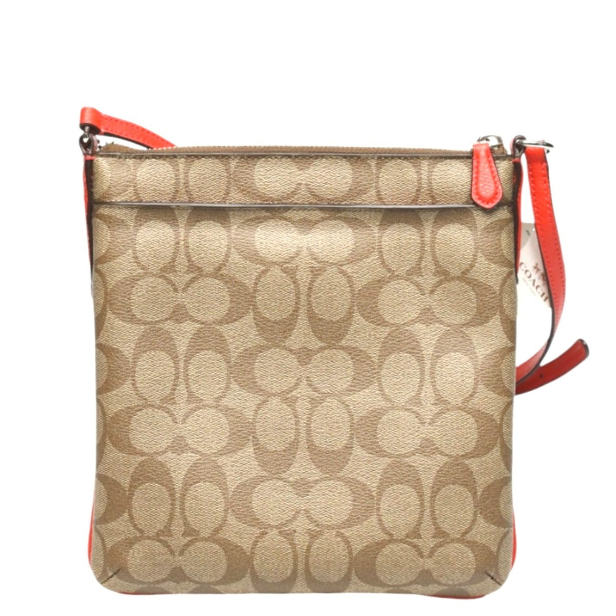 Coach Brown Canvas Leather Shoulder Bag (Pre-Owned)
