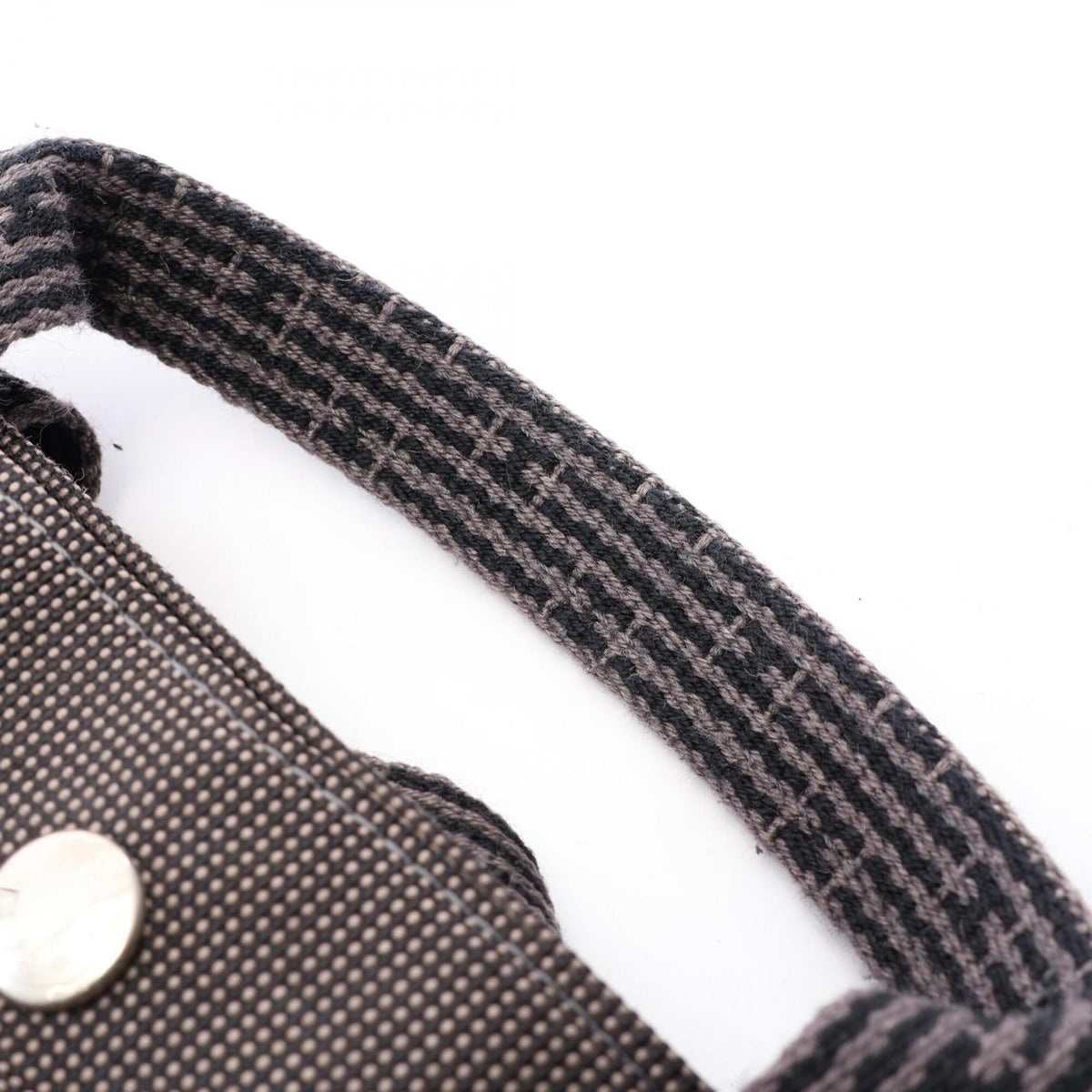 Hermes Gray Nylon Canvas Backpack (Pre-Owned)