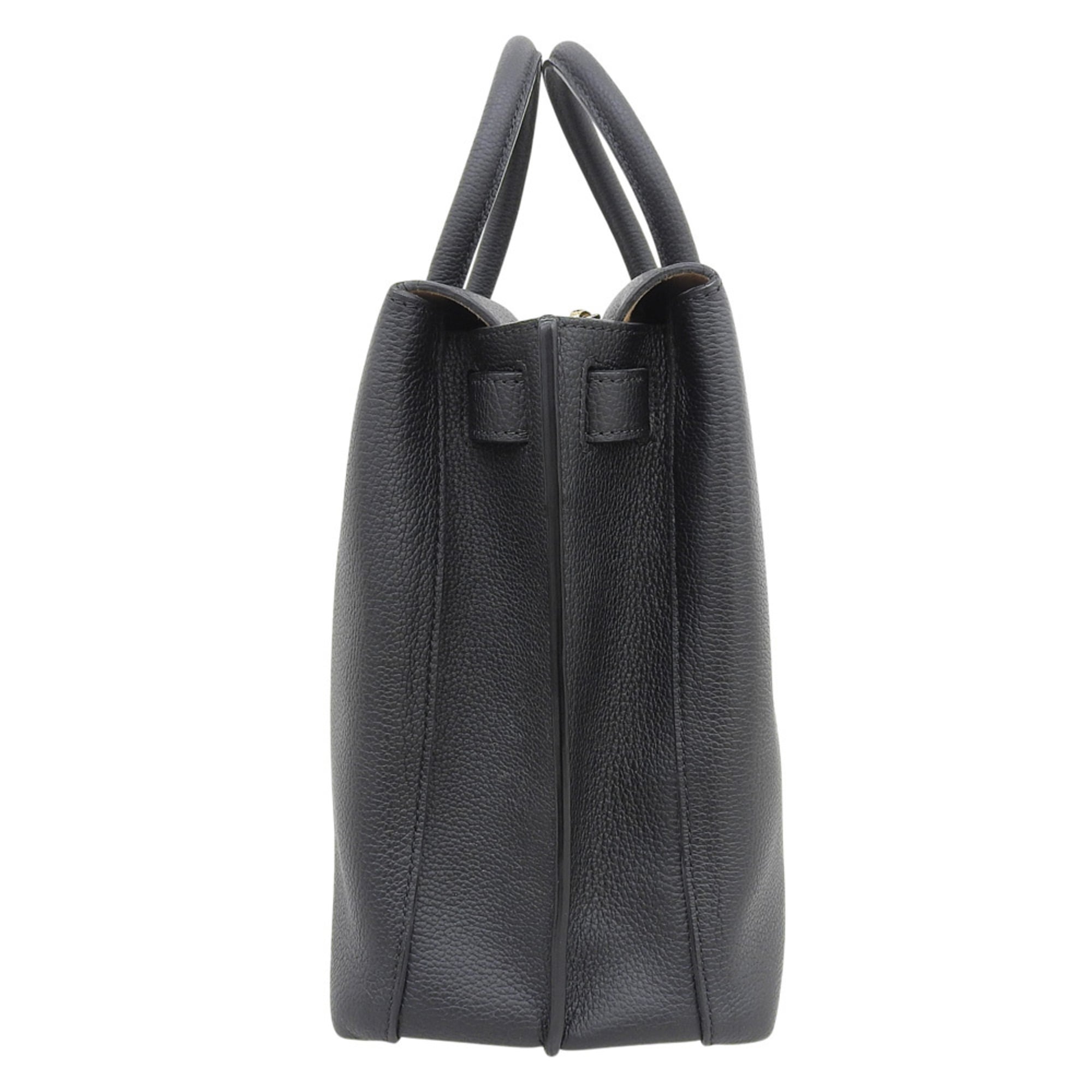 Mcm Black Leather Handbag (Pre-Owned)
